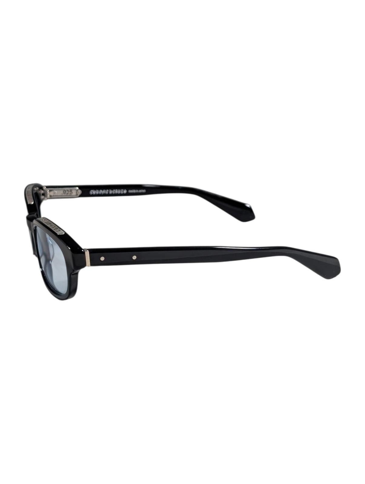 Chrome Hearts Lowrider Glasses Black Glossy Blue Tint Size ONE SIZE - 3 Thumbnail