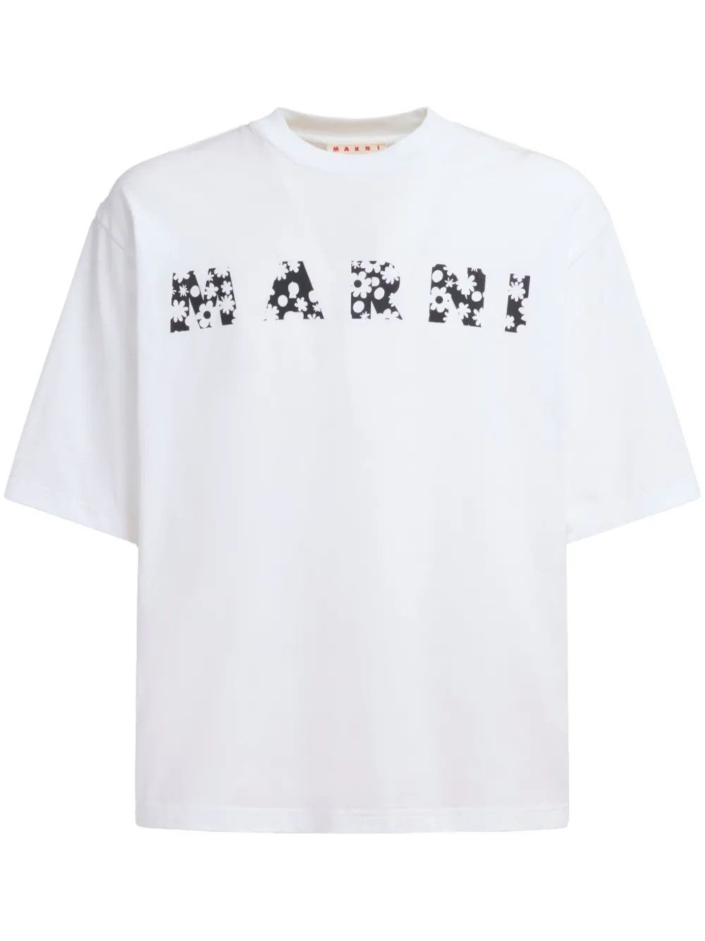 Marni o1w1db10526 T-Shirt in White Size US L / EU 52-54 / 3 - 1 Thumbnail