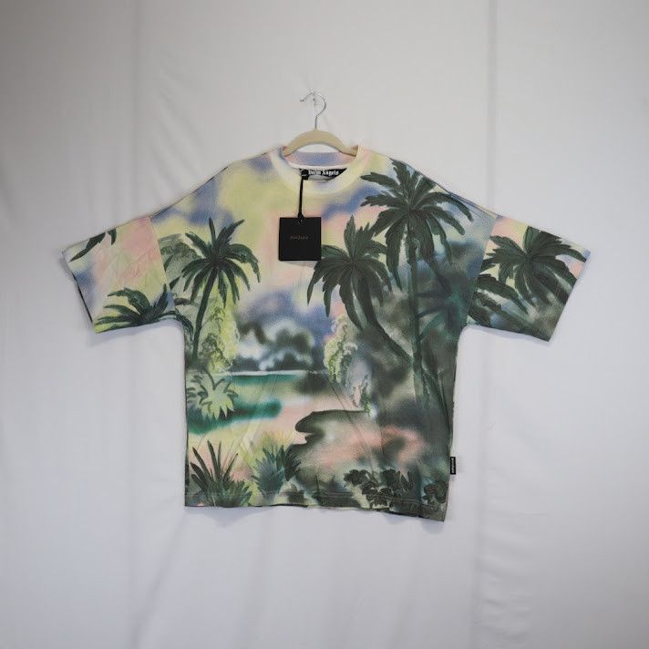 Palm Angels o1rshd1 Paradise Loose Tee in Multicolor Size US XS / EU 42 / 0 - 1 Thumbnail