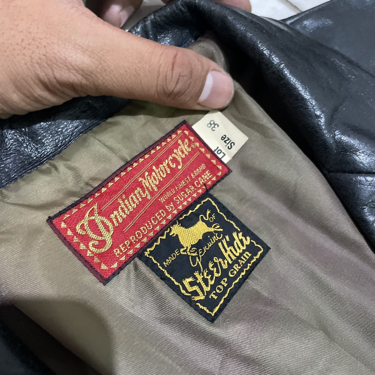 Indian Motorcycle × Sugar Cane × Toyo Enterprises Indian Motorcycle Sugar Cane Blazer Steerhide Leather Jacket Size US M / EU 48-50 / 2 - 2 Thumbnail