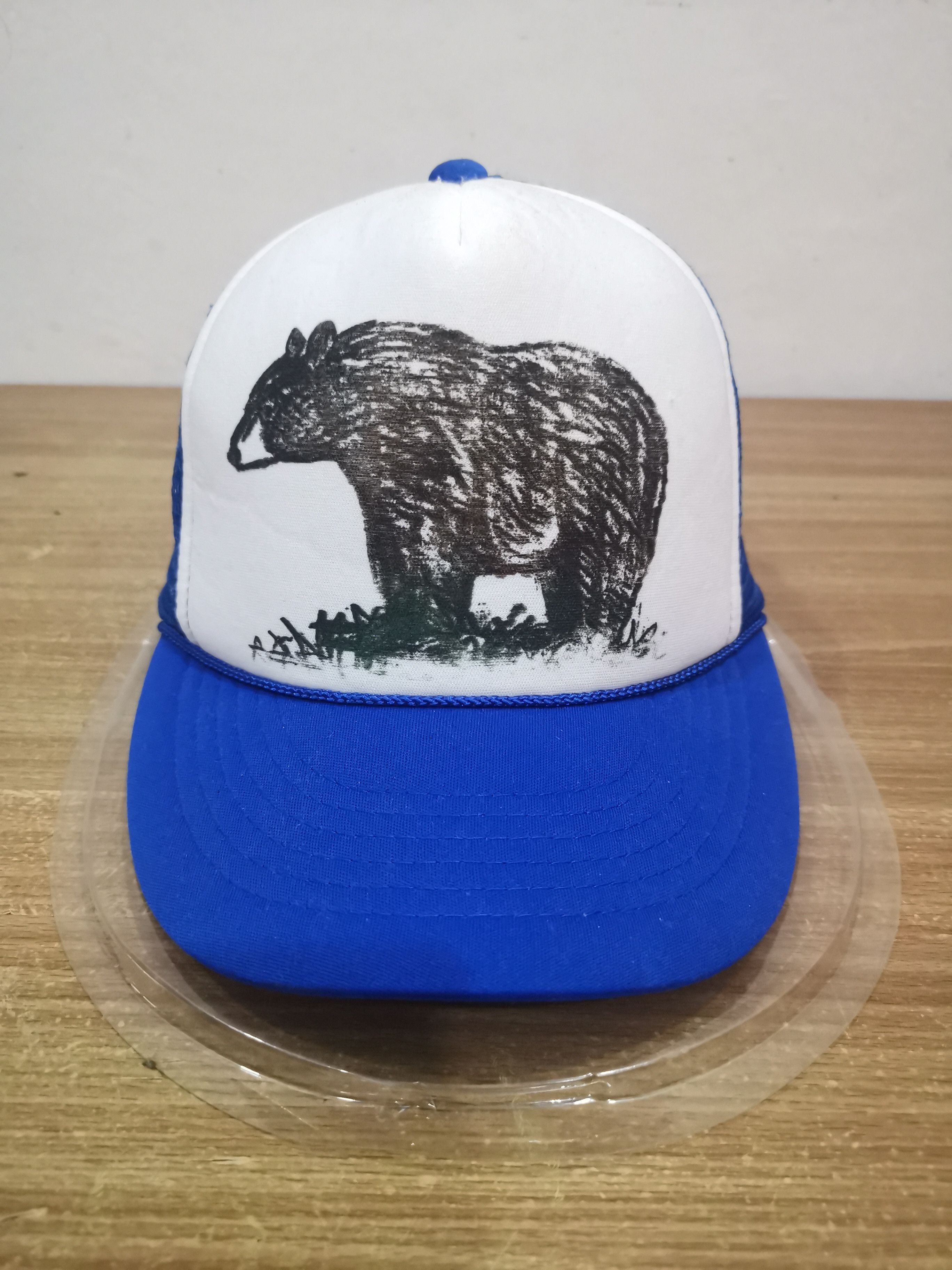 Vintage Trucker Hats Custom Sketch - Nice Bear Design