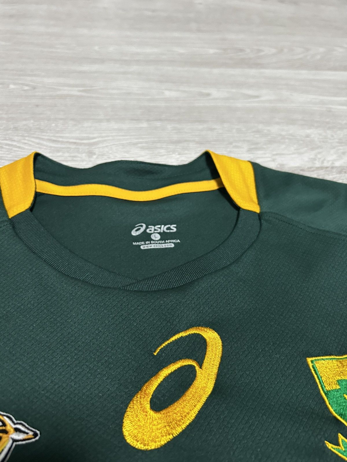 Asics South Africa World Cup 2015 Rugby Union Shirt Asics Size L Size US L / EU 52-54 / 3 - 4 Thumbnail