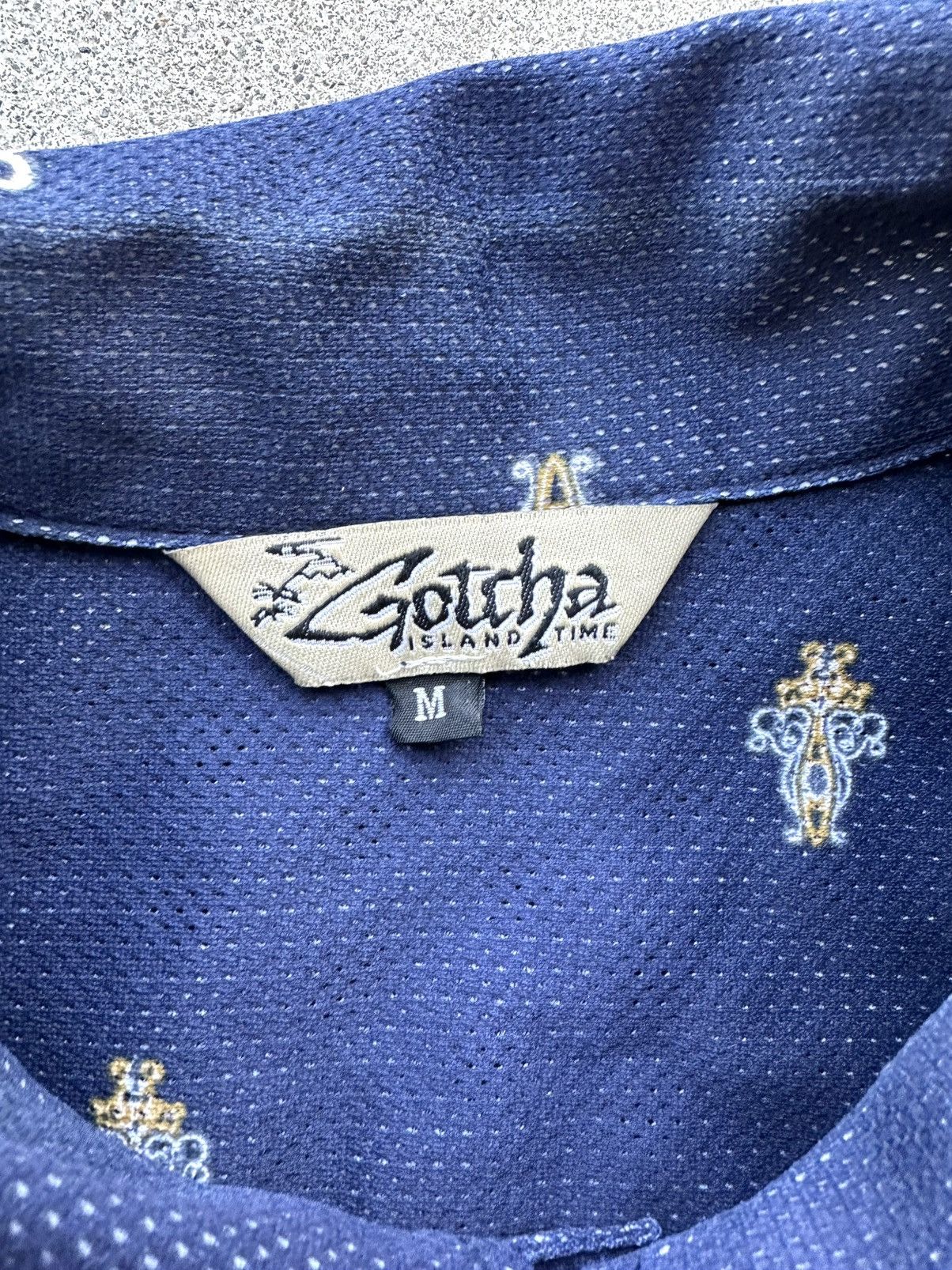 Gotcha × Vintage Vintage Gotcha Camp Shirt 90s Tribal All Over Print Size US M / EU 48-50 / 2 - 4 Thumbnail