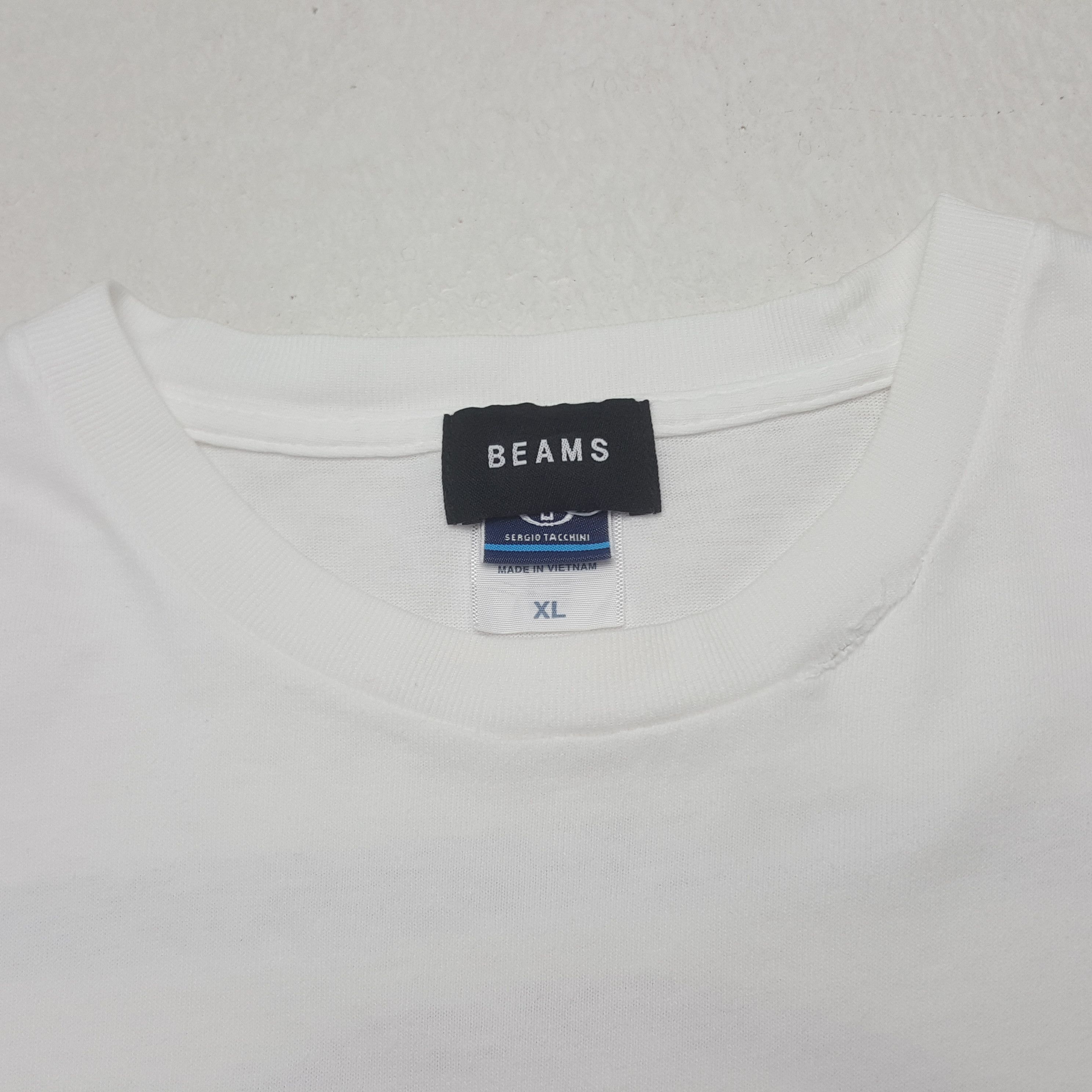 Sergio Tacchini Vintage Beams x Sergio Tacchini Tshirt Size US L / EU 52-54 / 3 - 3 Thumbnail