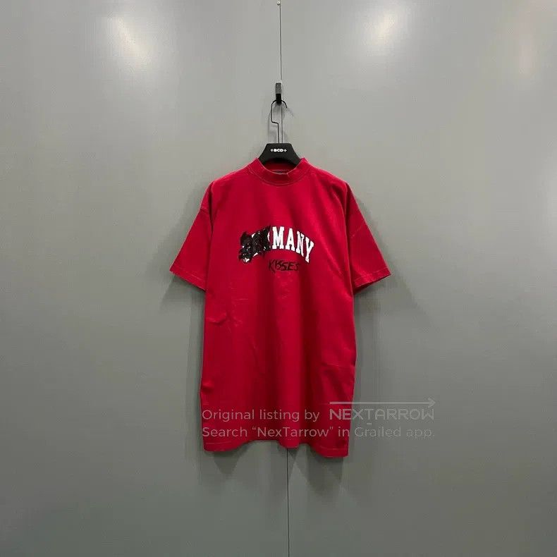 Balenciaga Balenciaga Overlapping letter printed short sleeves Size US L / EU 52-54 / 3 - 1 Thumbnail