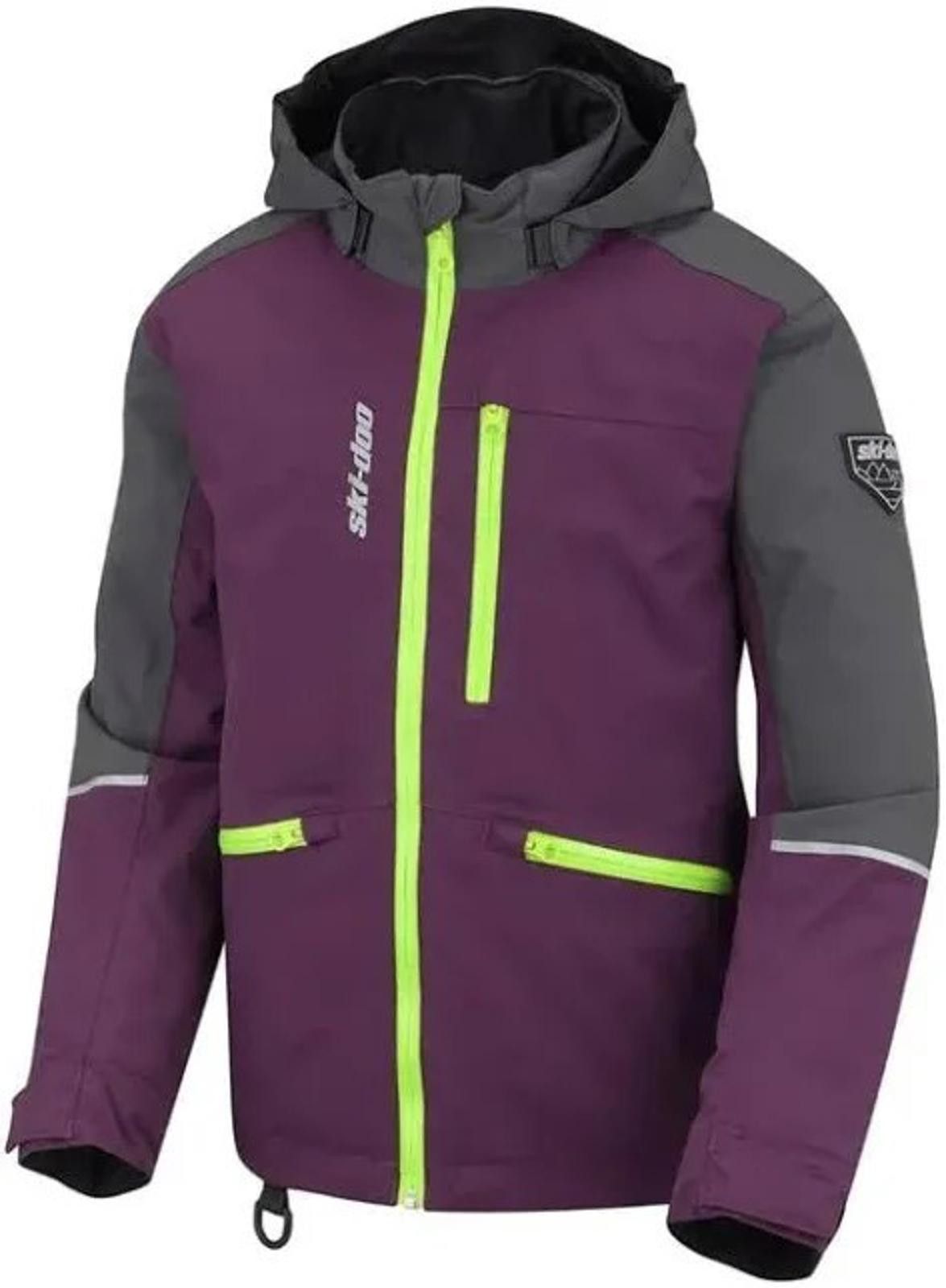 Ski-Doo Ski-Doo Youth Particle Youth Jackets, Deep Purple Size ONE SIZE - 1 Thumbnail