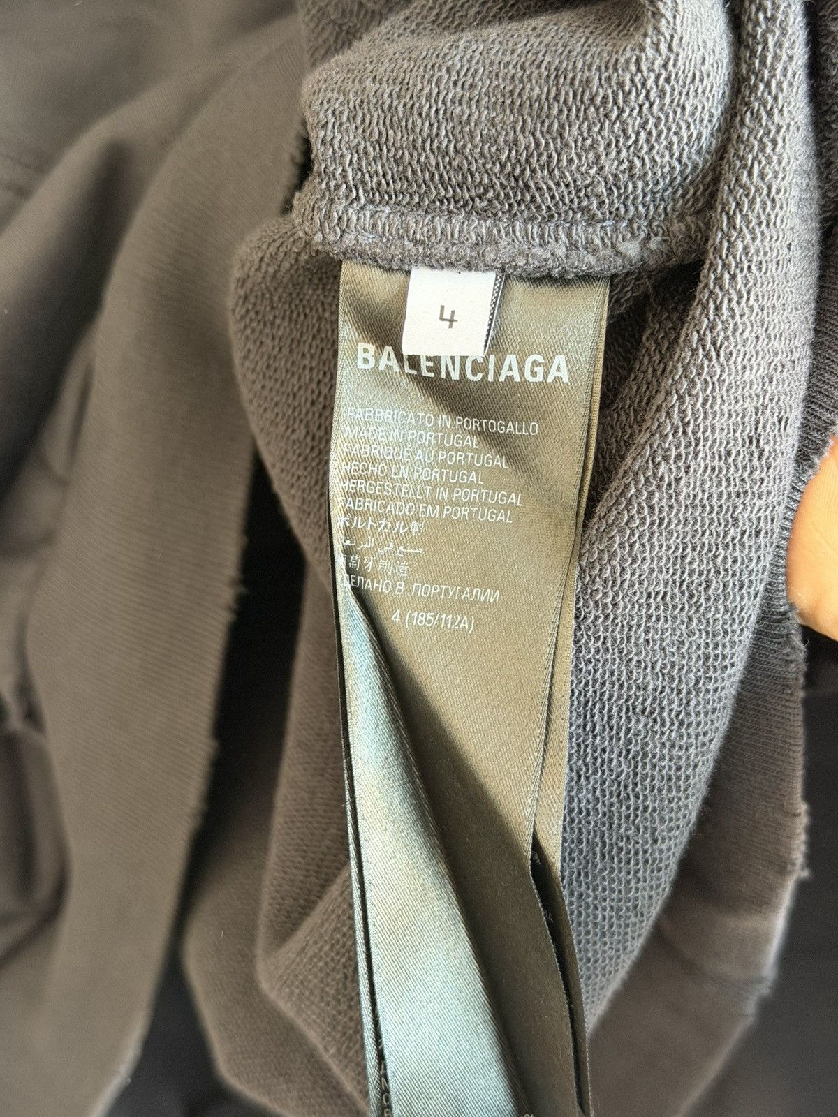 Balenciaga BALENCIAGA DEMNA FW23 BERLIN BE KIND SCRIBBLE HOODIE SIZE 4 Size US XL / EU 56 / 4 - 10 Thumbnail