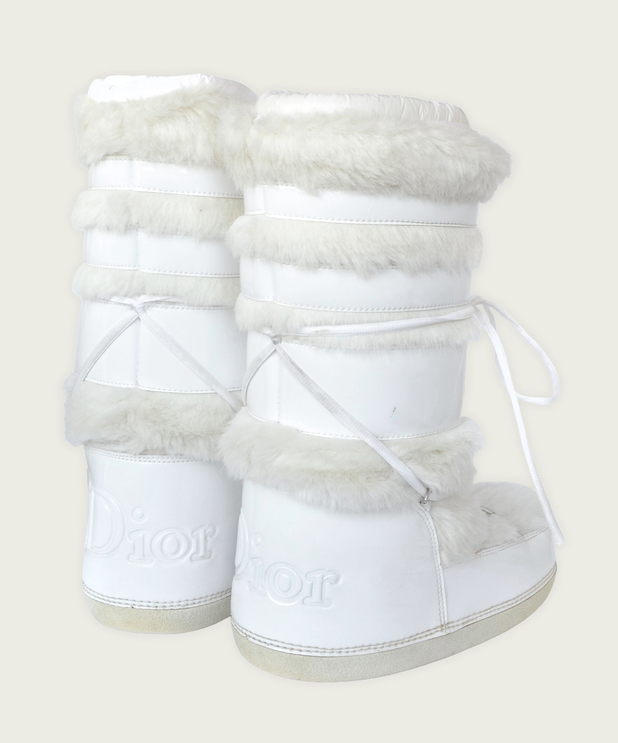 Dior DIOR Moon Boots White Winter Logo Ski John GALLIANO 36-38 Size US 8 / IT 38 - 1 Thumbnail