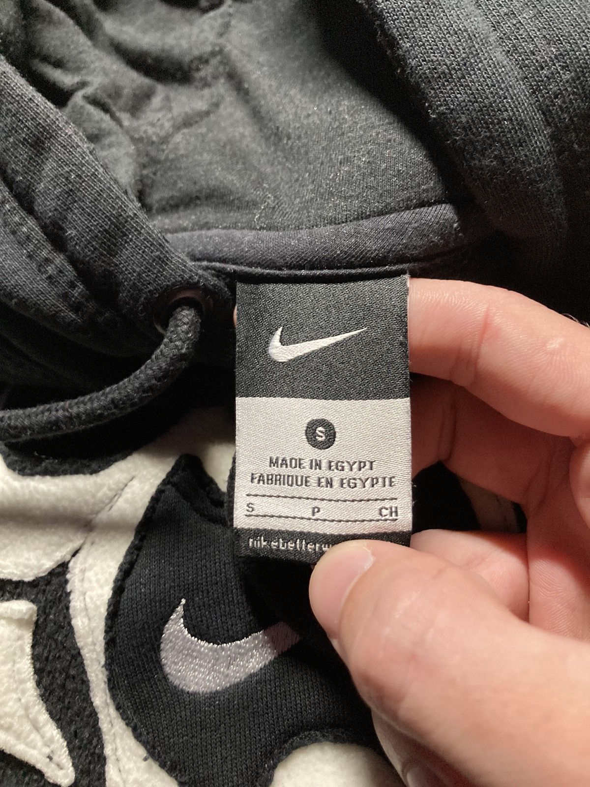 Nike × Vintage ⛩️nike hoodie custom vintage y2k big center logo fleece rare⛩️ Size US M / EU 48-50 / 2 - 6 Thumbnail