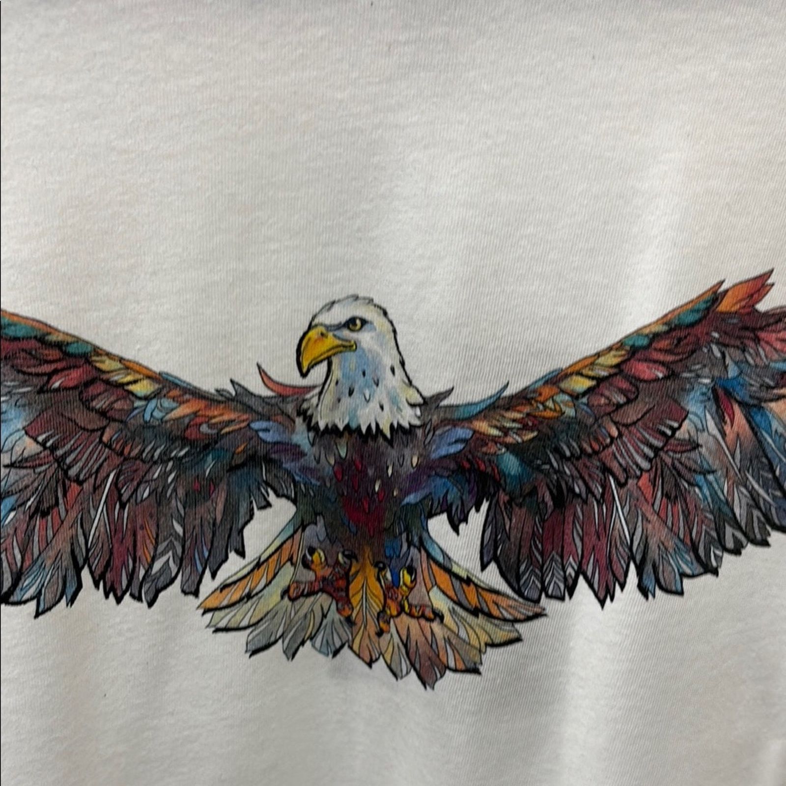 Etro NWT Etro White Tee with Multicolor Eagle Graphic Size M Size US M / EU 48-50 / 2 - 3 Thumbnail