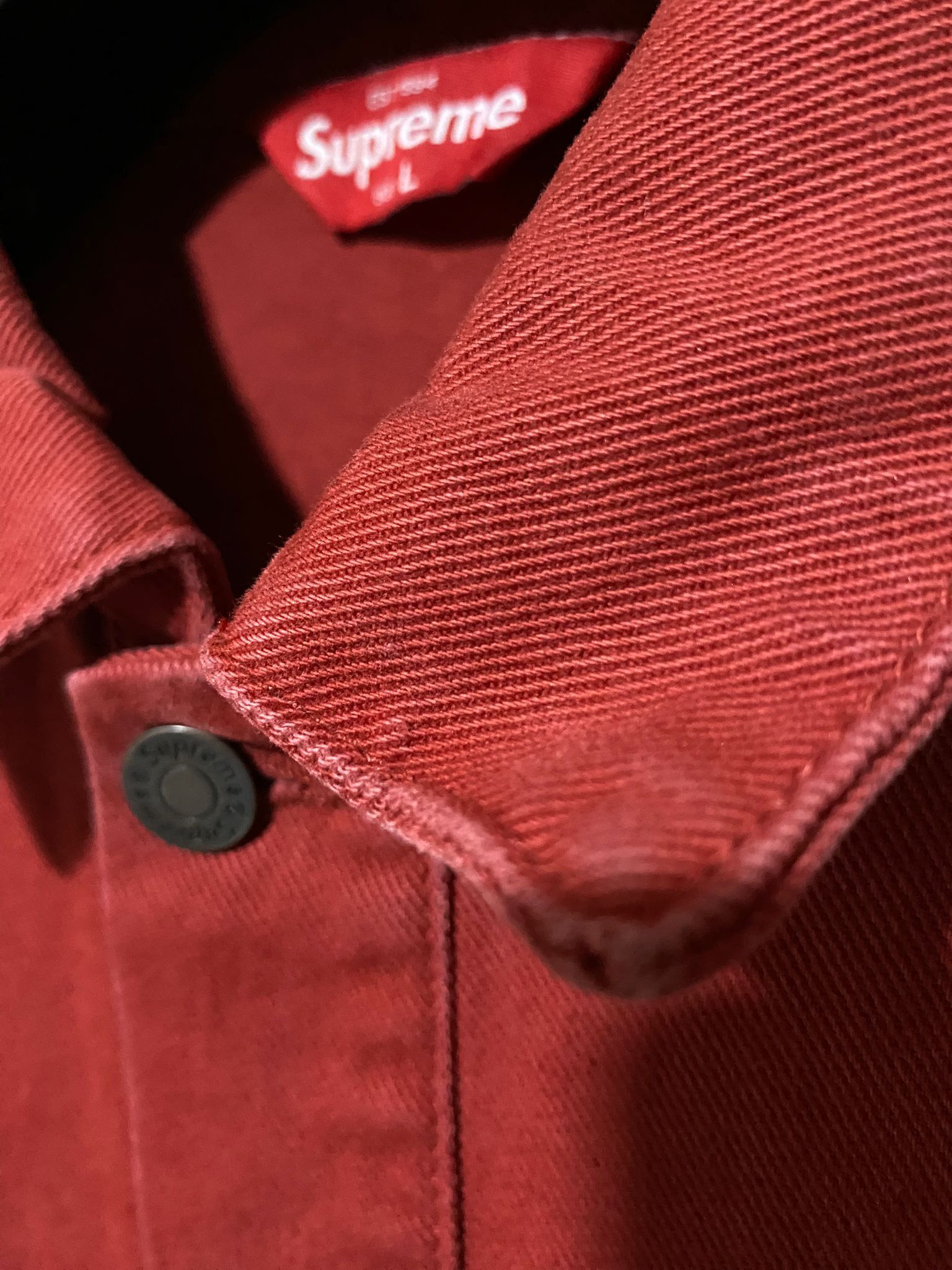 Supreme Supreme 2-Tone Paneled Denim Jacket Size US L / EU 52-54 / 3 - 4 Thumbnail