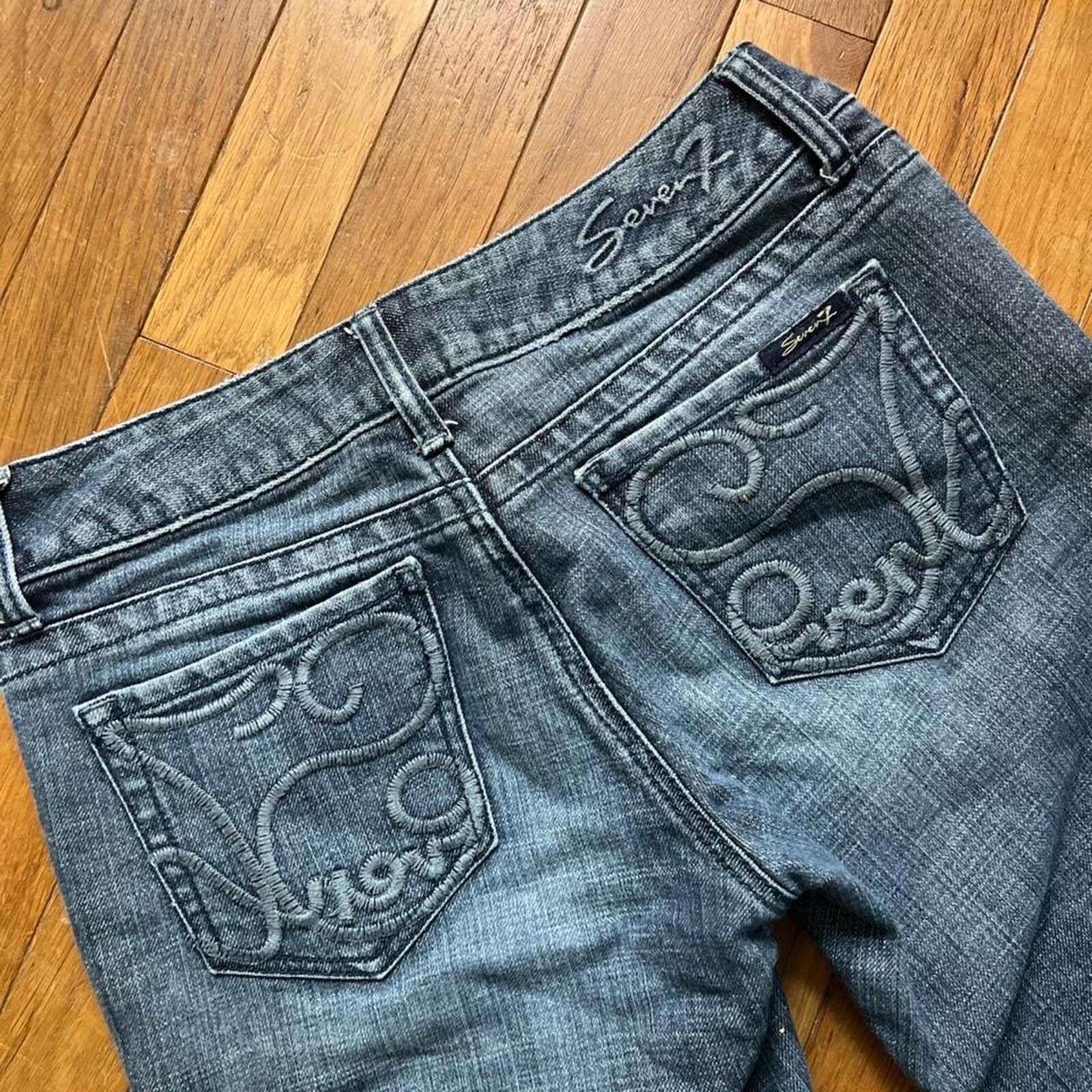 Seven 7 Seven7 y2k low rise skinny jeans Size 27" / US 4 / IT 40 - 5 Thumbnail