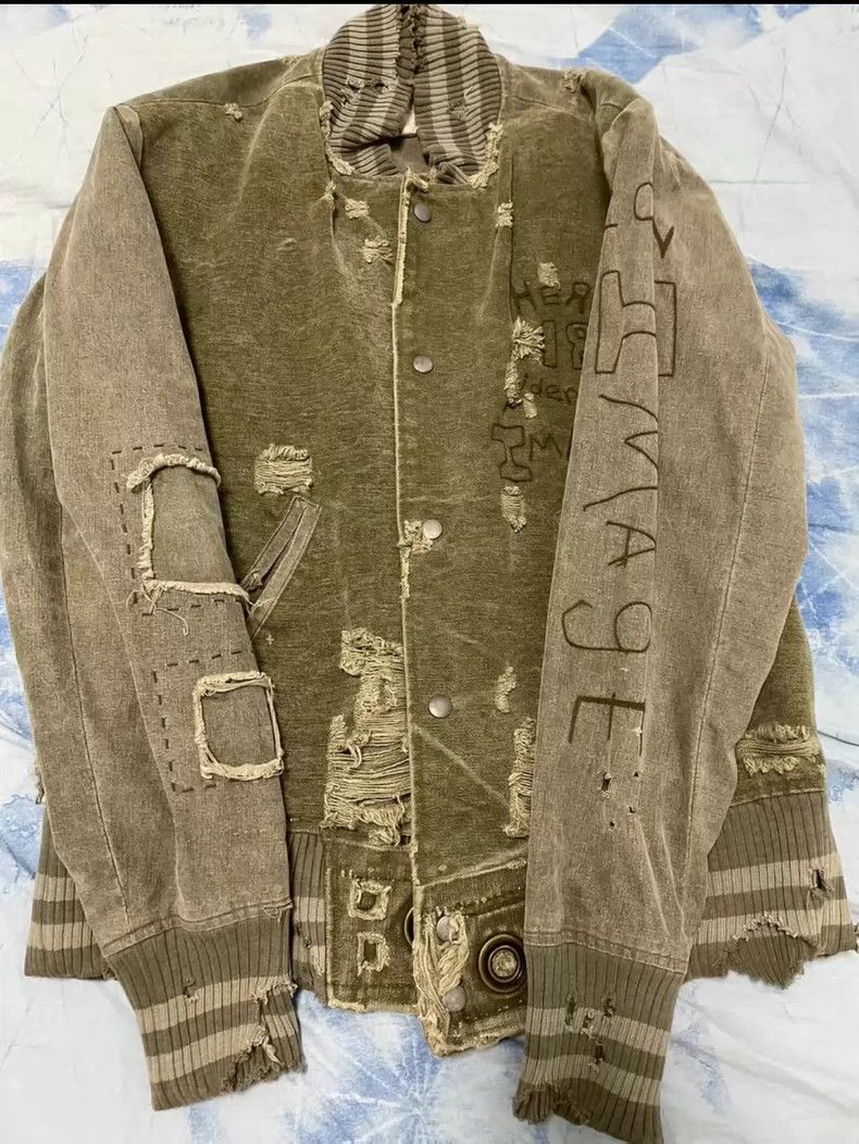 greg lauren size 2 Corroded jacket 2506-Nextarrow