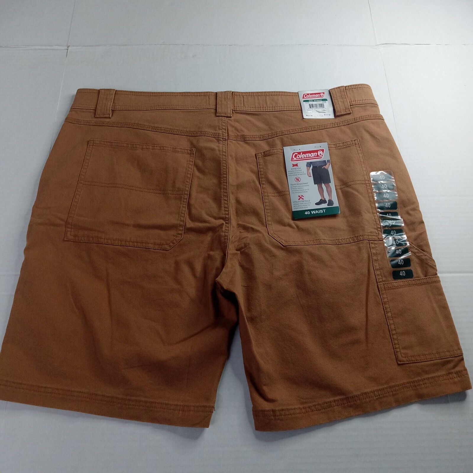 Coleman Coleman Carpenter Shorts Men's Size 40 Toffee Tear Resistant Size US 40 / EU 56 - 5 Thumbnail