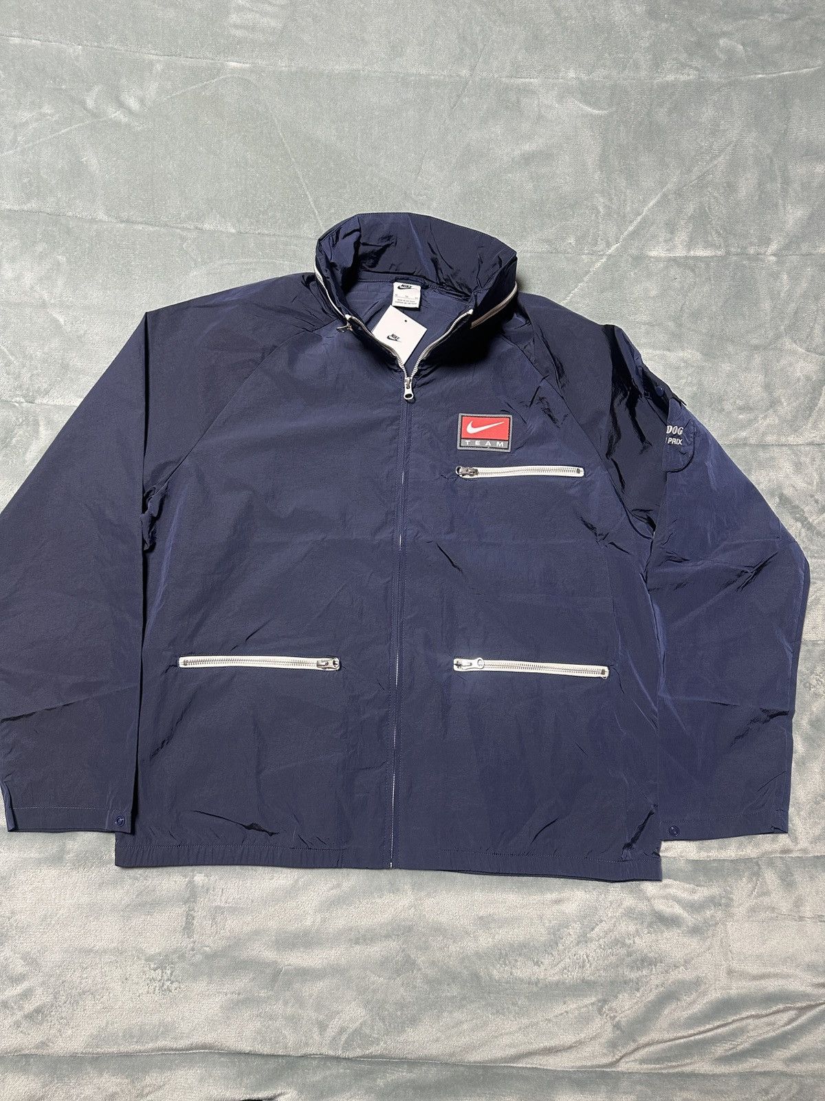 Nike NWT Nike NSW lightweight Woven Jacket Blue Sz XL FB7263-010 Size US XL / EU 56 / 4 - 1 Thumbnail