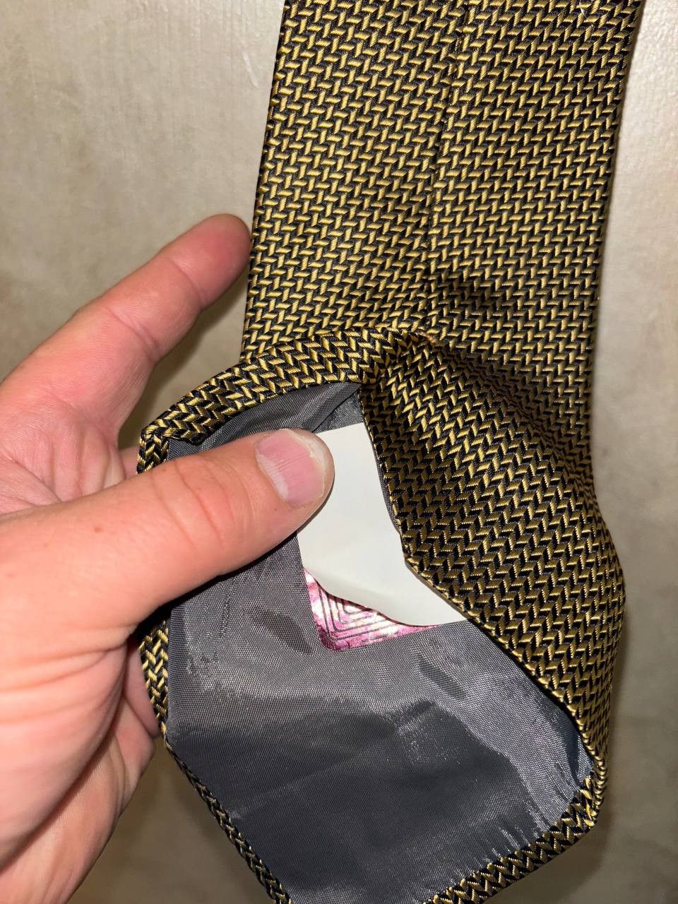 Vintage JEREM Paris men's 100% silk tie, Vintage Made in France Size ONE SIZE - 10 Thumbnail
