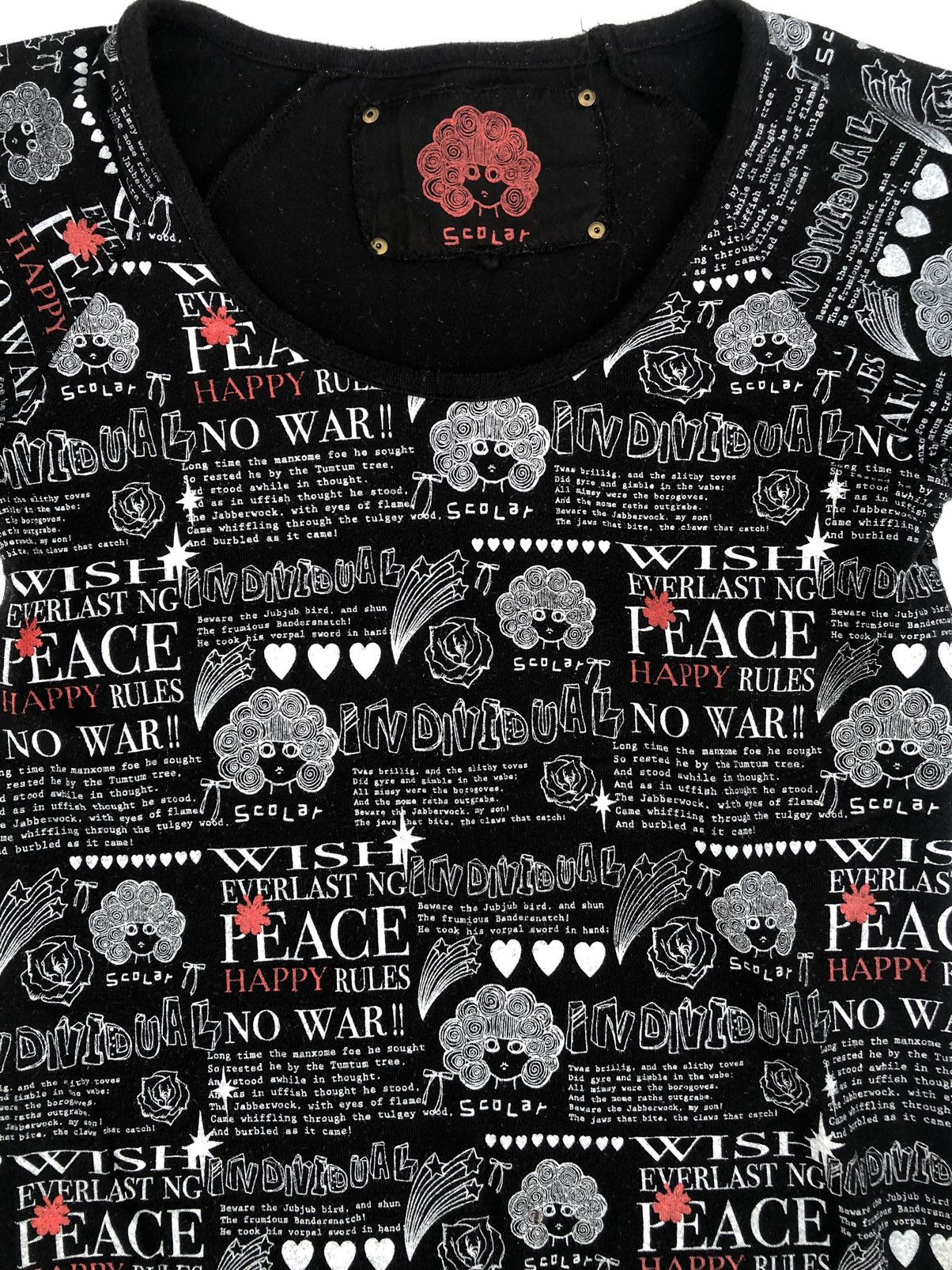 Hysteric Glamour Japanese Poem All Over Print Scolar Rock Punk Style Tee Size US M / EU 48-50 / 2 - 5 Thumbnail