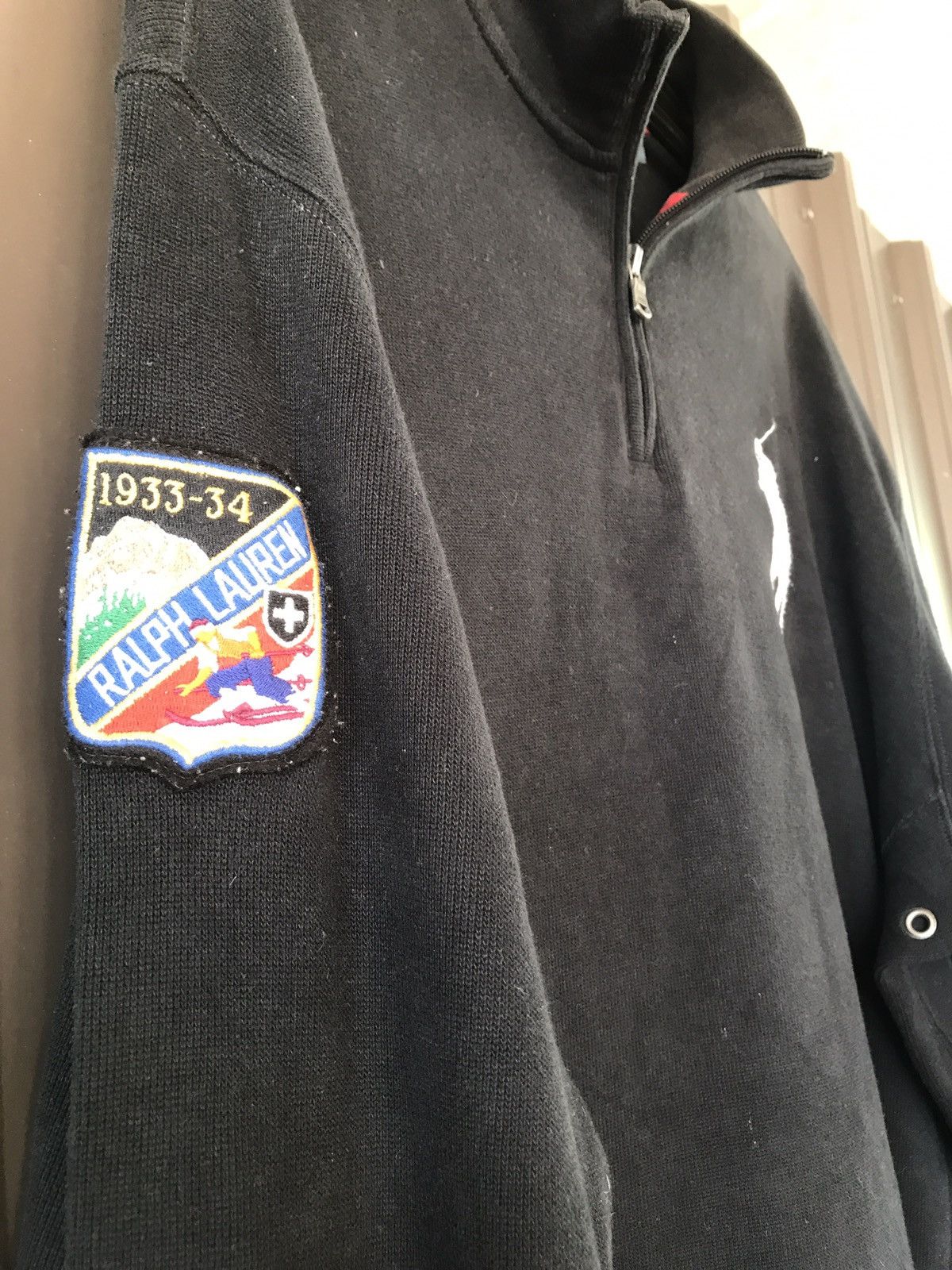 Polo Ralph Lauren × RRL Ralph Lauren × Vintage VTG Ralph Lauren Big Logo&Ski Patch LongSleeve Sweatshirt Size US XXL / EU 58 / 5 - 3 Thumbnail