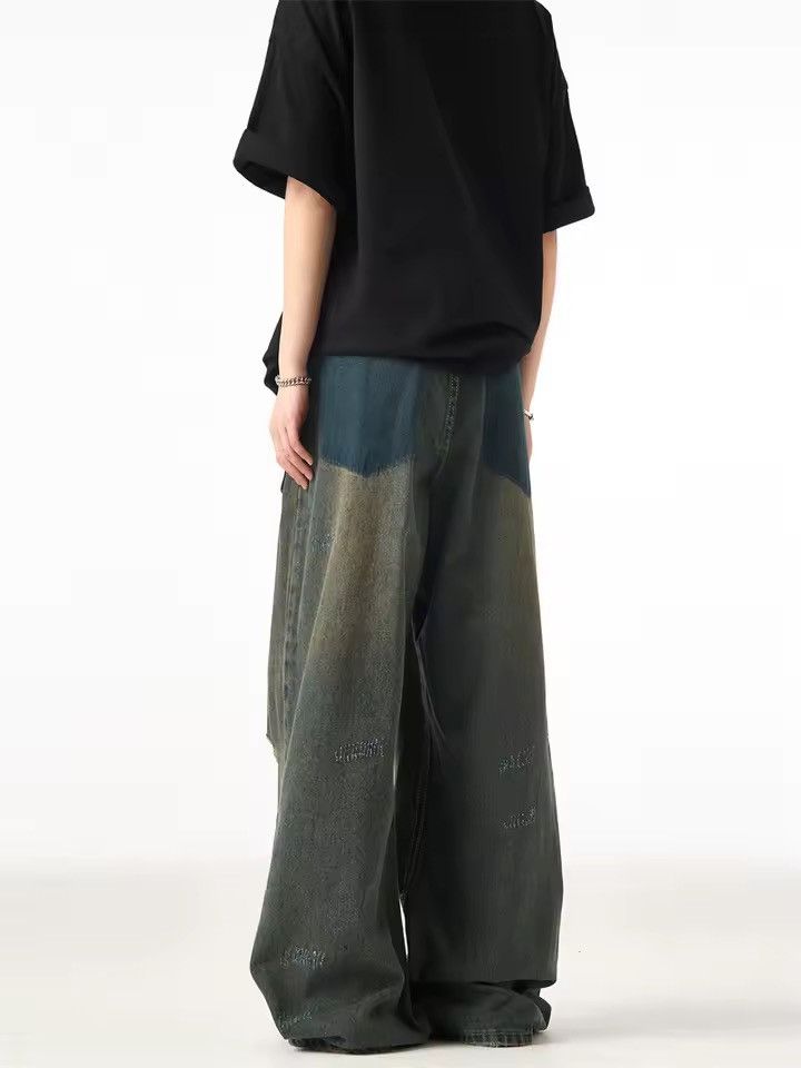 Other Washed Streetwear Hole Outdoor Baggy Y2k Jeans Size 27" / US 4 / IT 40 - 5 Thumbnail