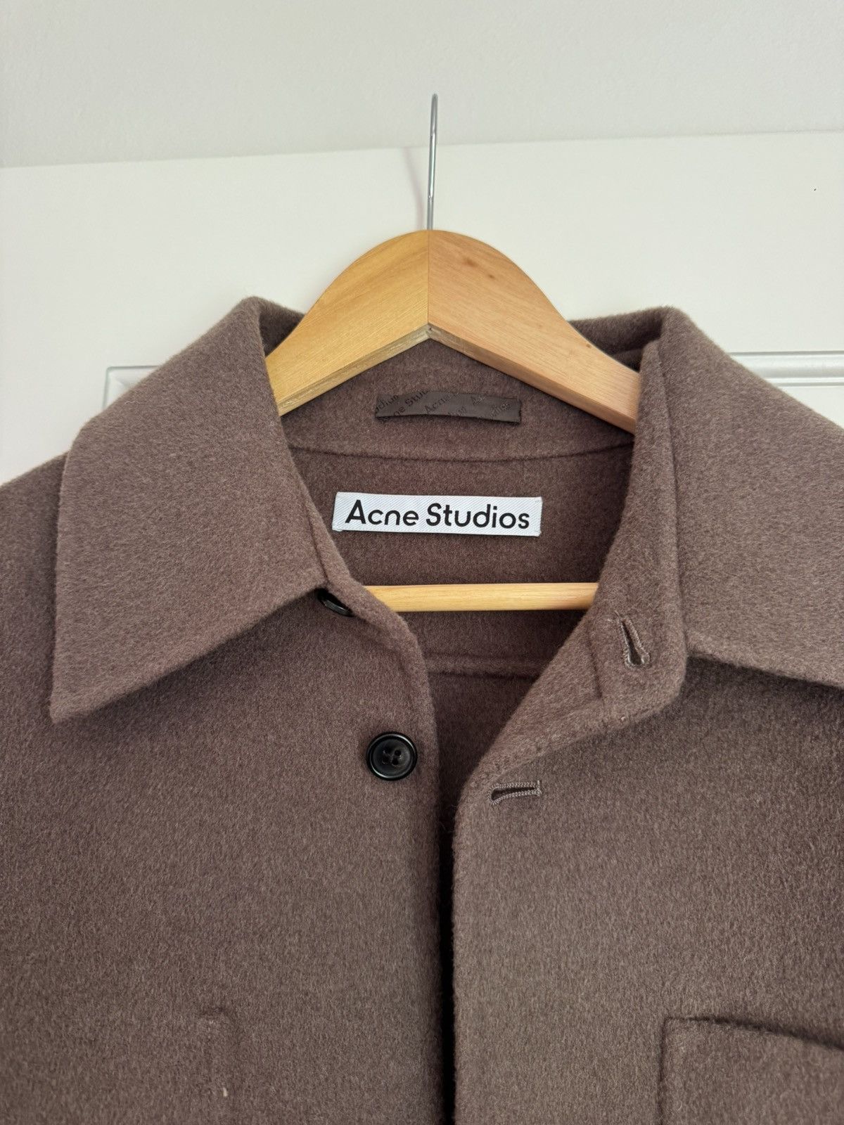 Acne Studios Acne studios double faced wool domen jacket fox grey Size US L / EU 52-54 / 3 - 3 Thumbnail