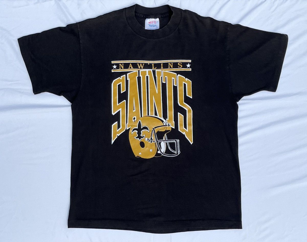 Hot Vintage 80s New Orelans Saints t shirt