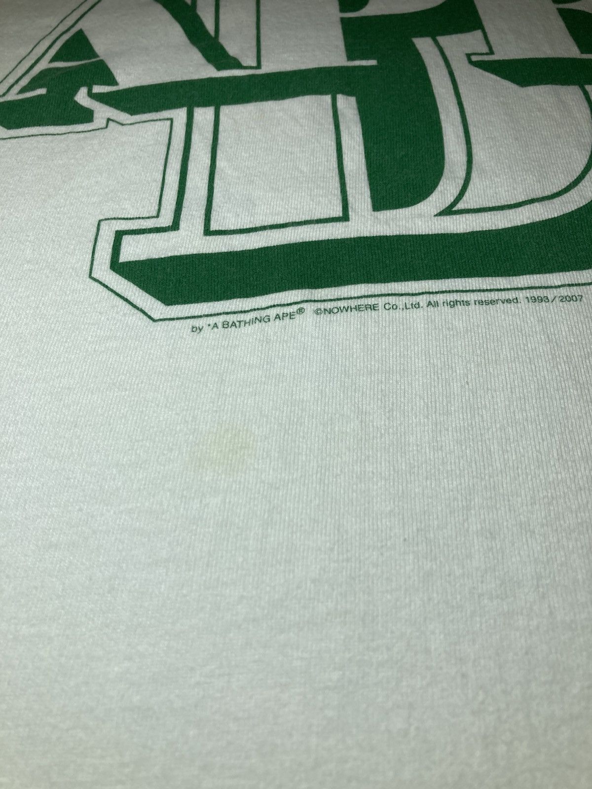 Bape 2007 Bape Logo Green Busy Works NFS OG Nigo Size US L / EU 52-54 / 3 - 4 Thumbnail