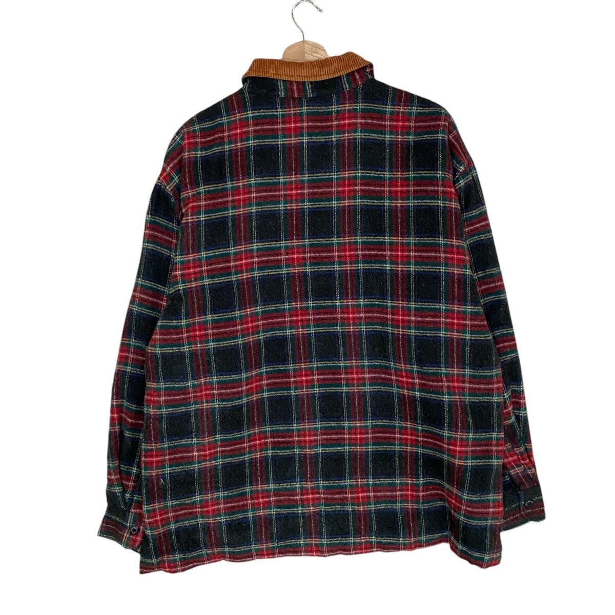 Art Comes First × Designer × Japanese Brand VINTAGE CUBIC MEASURE WOOL TARTAN JACKET LIKE FILSON Size US L / EU 52-54 / 3 - 6 Thumbnail