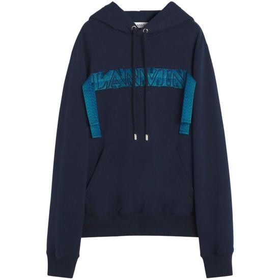 Lanvin LANVIN Men Sweatshirts RM HO0001 J199 P25 281 BLUE Size US M / EU 48-50 / 2 - 1 Thumbnail