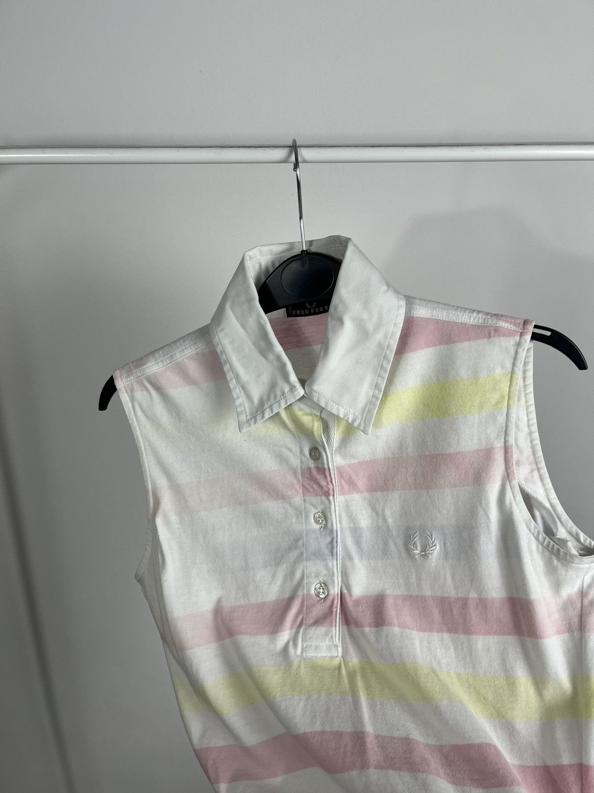 Fred Perry Fred Perry Italy Sleeveless Polo Shirt Striped Women’s M Size M / US 6-8 / IT 42-44 - 11 Thumbnail