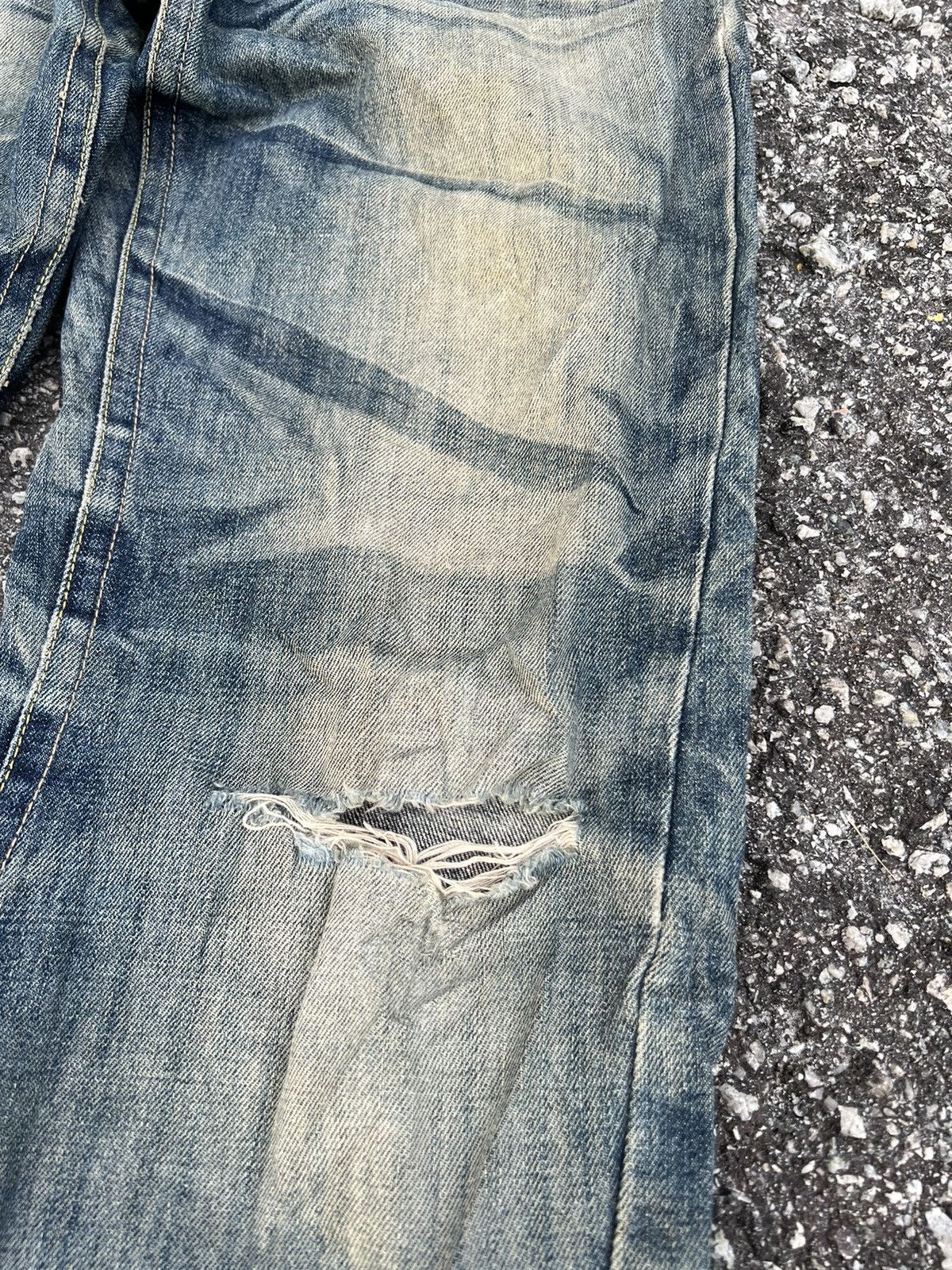 Abercrombie & Fitch VTG ABERCROMBIE & FITCH DISTRESSED JEANS Size US 30 / EU 46 - 3 Thumbnail