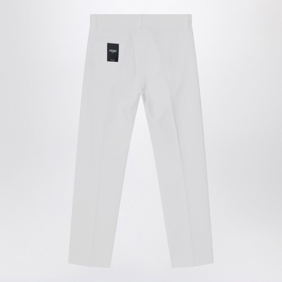 Fendi o1d2blof0226 Jeans in White Size US 32 / EU 48 - 2 Thumbnail