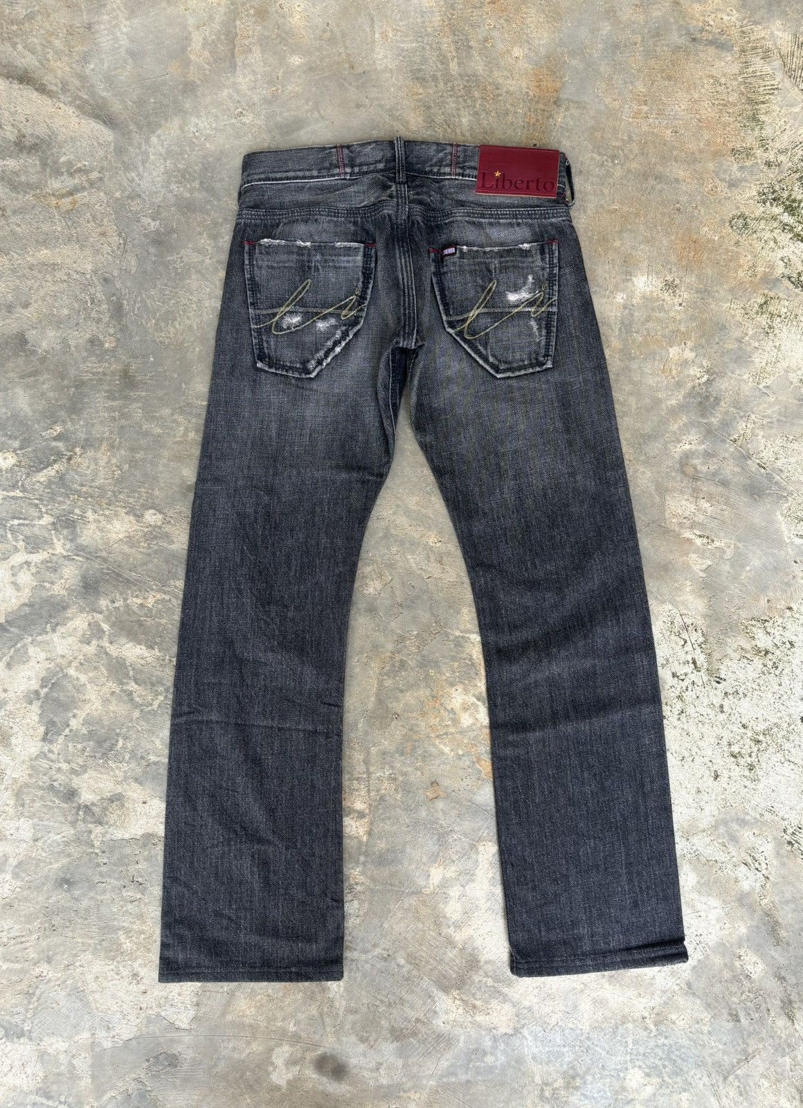 Hysteric Glamour Distreessed Denim Liberto xxx Ifsixwasnine Style Jeans Size US 31 - 2 Thumbnail