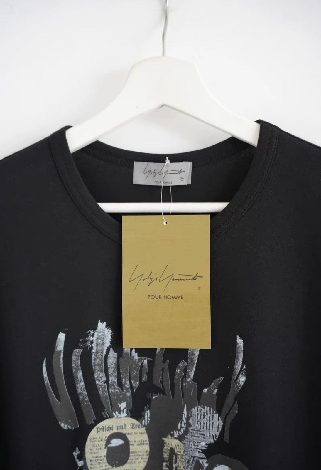 Yohji Yamamoto Yohji Yamamoto 24SS Newspaper Collage Long Sleeve T-Shirt Size US M / EU 48-50 / 2 - 5 Thumbnail