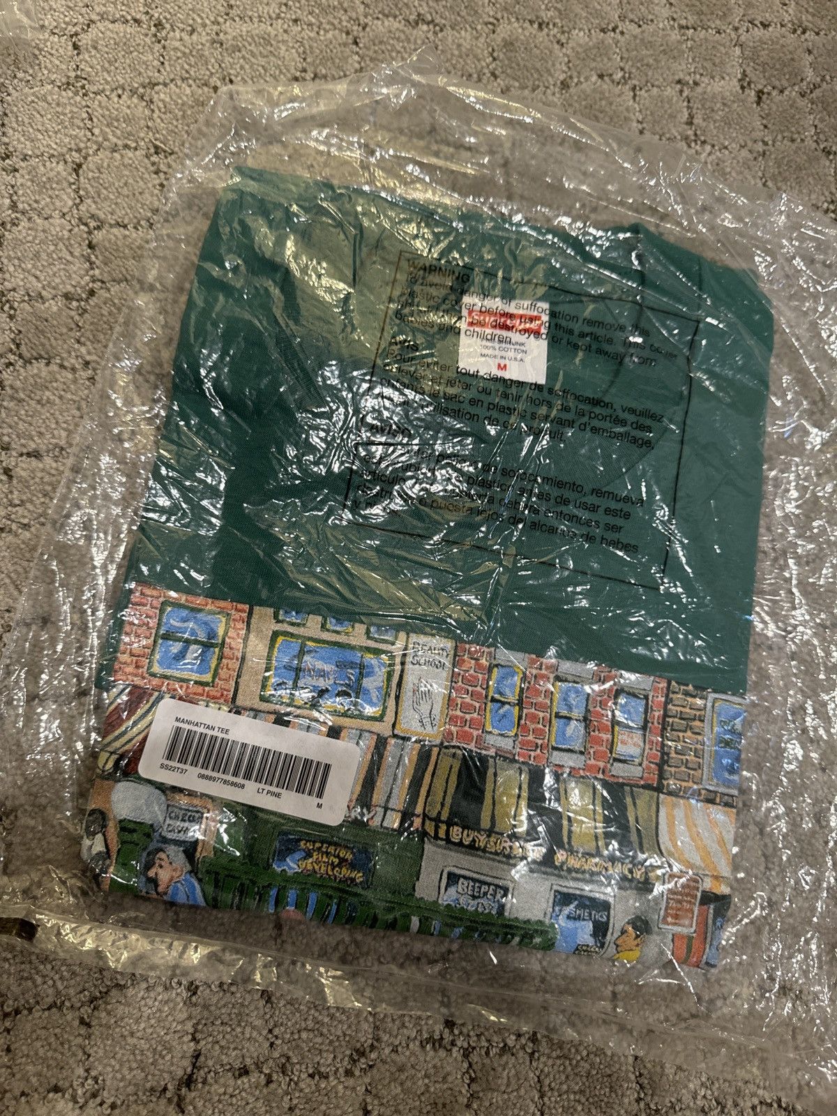 Supreme Supreme manhattan tee Size US M / EU 48-50 / 2 - 2 Thumbnail