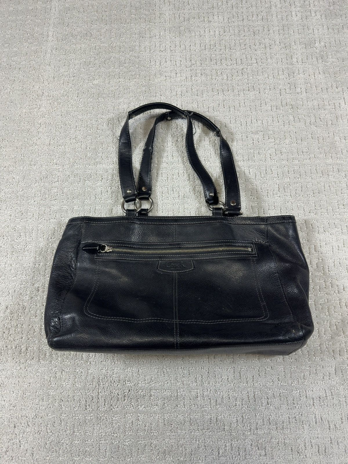 Coach Coach Penelope Black Leather Tote / Shoulder Bag Size ONE SIZE - 1 Thumbnail