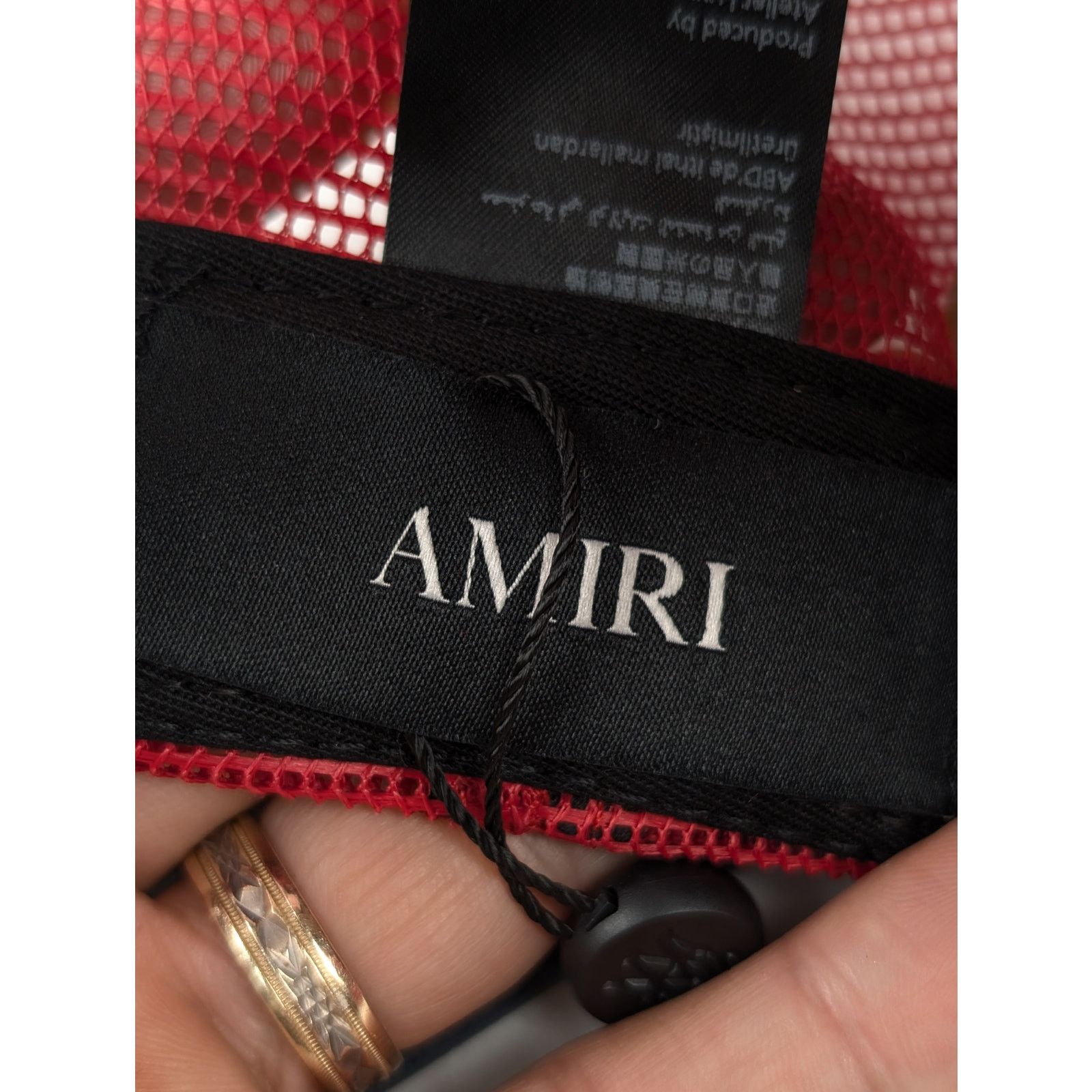 Amiri o1rshd1 Size: OS / Arts District Trucker Cap / Hat Red Size ONE SIZE - 14 Thumbnail