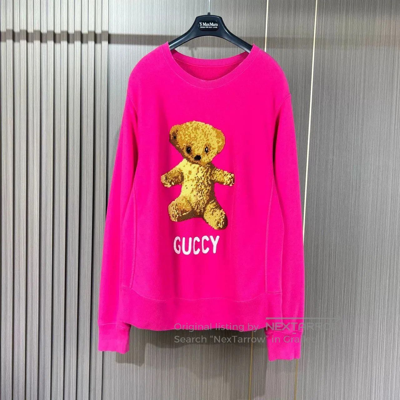 Gucci Gucci Teddy Bear Embroidered Sweatshirt. Size M / US 6-8 / IT 42-44 - 1 Thumbnail