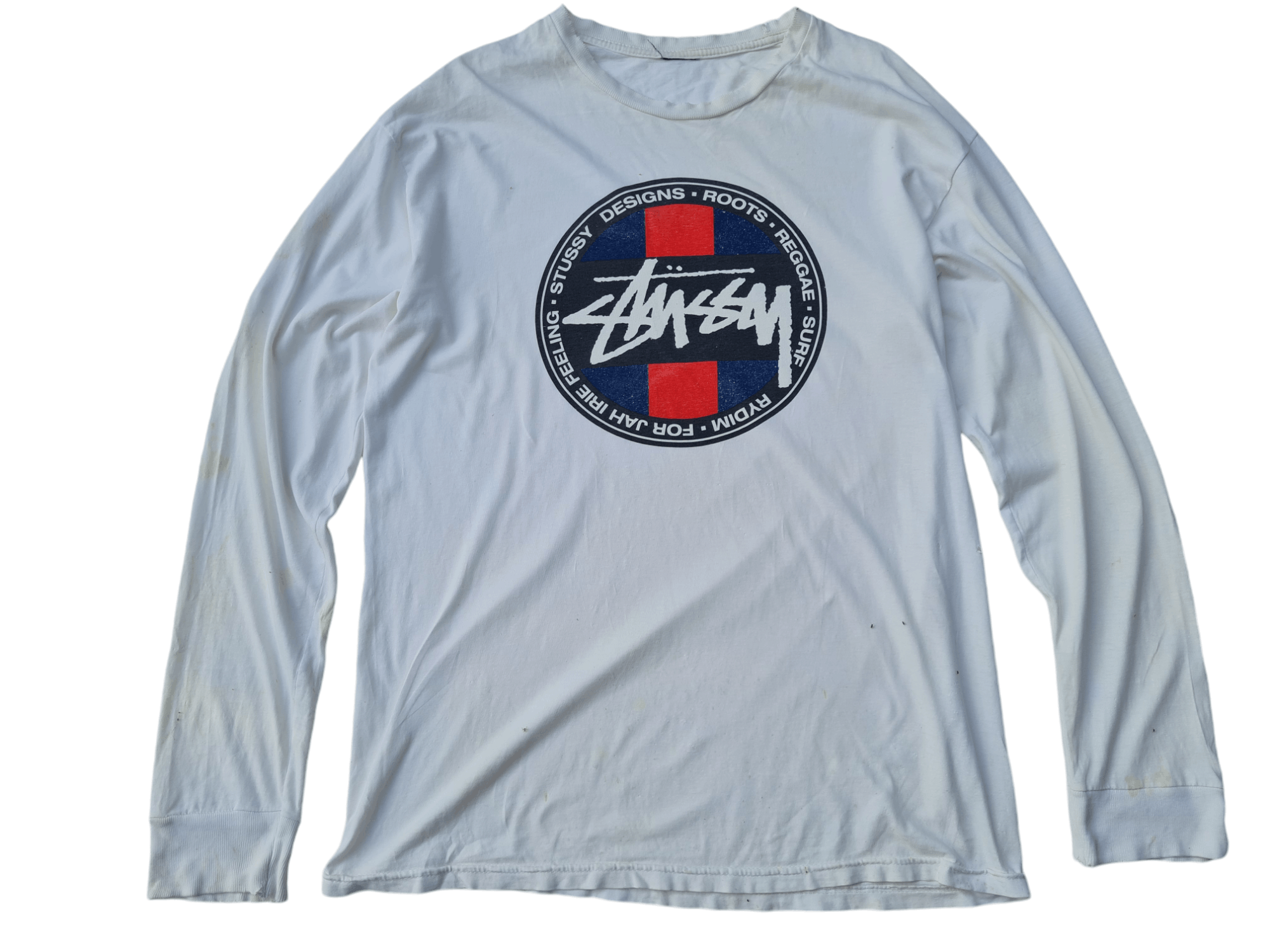 Stussy Vintage Stussy Long Sleeve Distressed Size US L / EU 52-54 / 3 - 2 Thumbnail