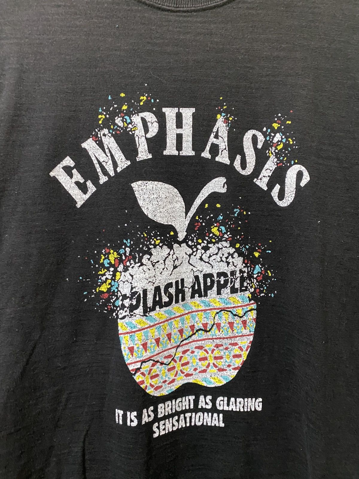 The Unbranded Brand Splash Apple Tshirt Long Sleeve Crewneck Size US S / EU 44-46 / 1 - 3 Thumbnail
