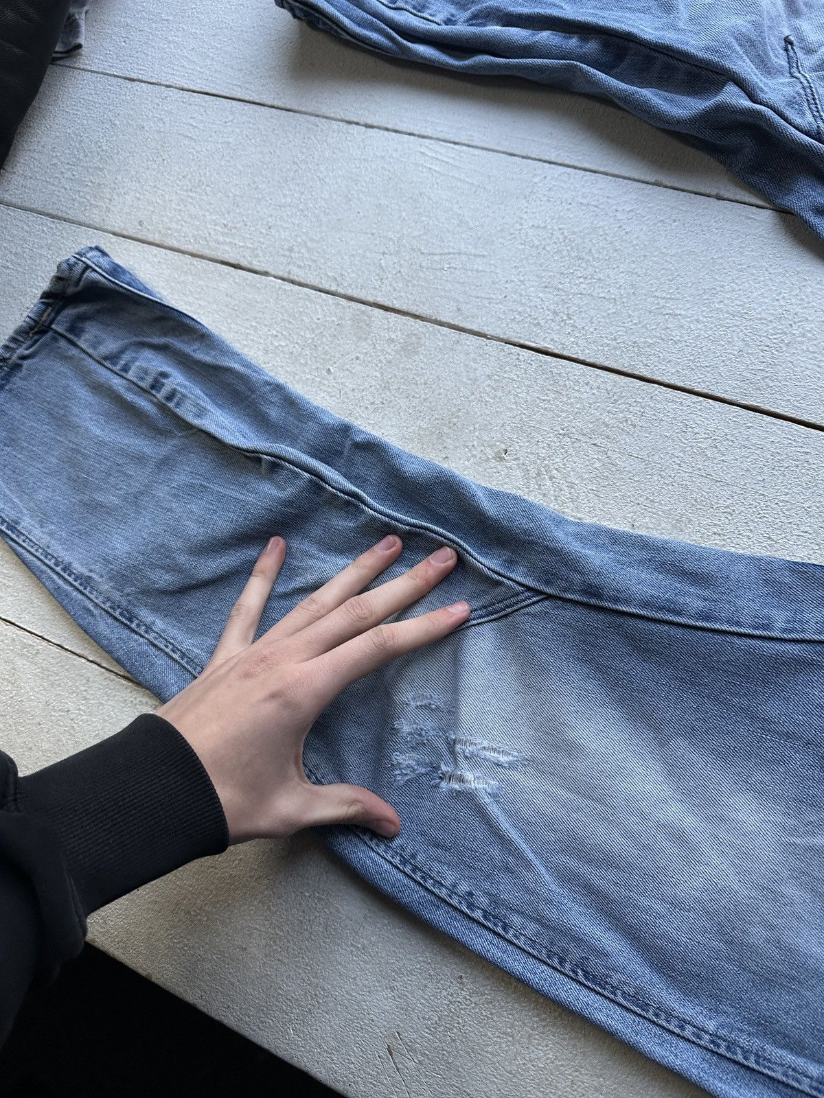 G-Star VNTG🚨96 G STAR RAW Jeans AVANT GARDE Washed Denim y2k 3301 Size 36" / US 14 / IT 50 - 5 Thumbnail