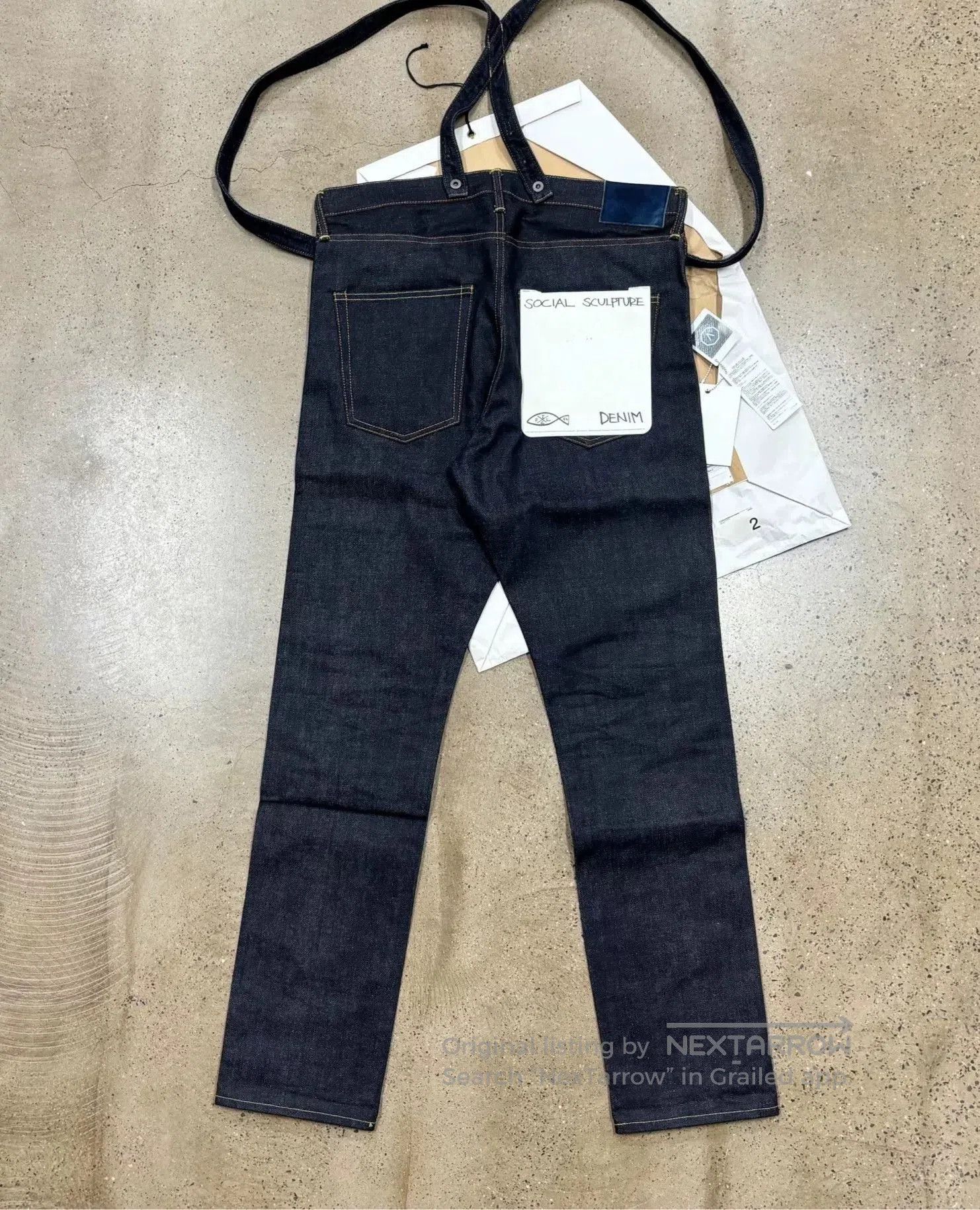 Visvim Visvim 19AW Travailler Braces Pants Unwashed. Size US 26 / EU 42 - 1 Thumbnail