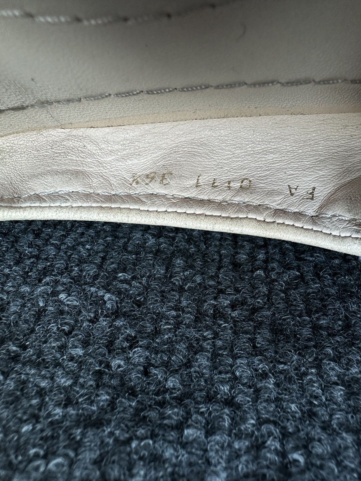 Dior GRAIL🚨 DIOR CHRISTIAN BEIGE Leather Ballet Flats luxury Size US 6.5 / IT 36.5 - 15 Thumbnail