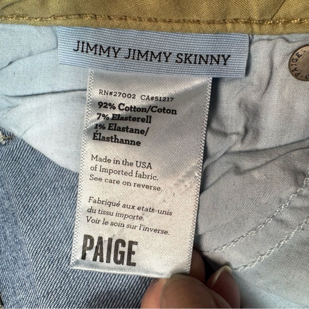 Paige Paige Jimmy Jimmy Skinny Jeans In Tigerlily Size 25 Size 25" / US 0 / IT 36 - 7 Thumbnail