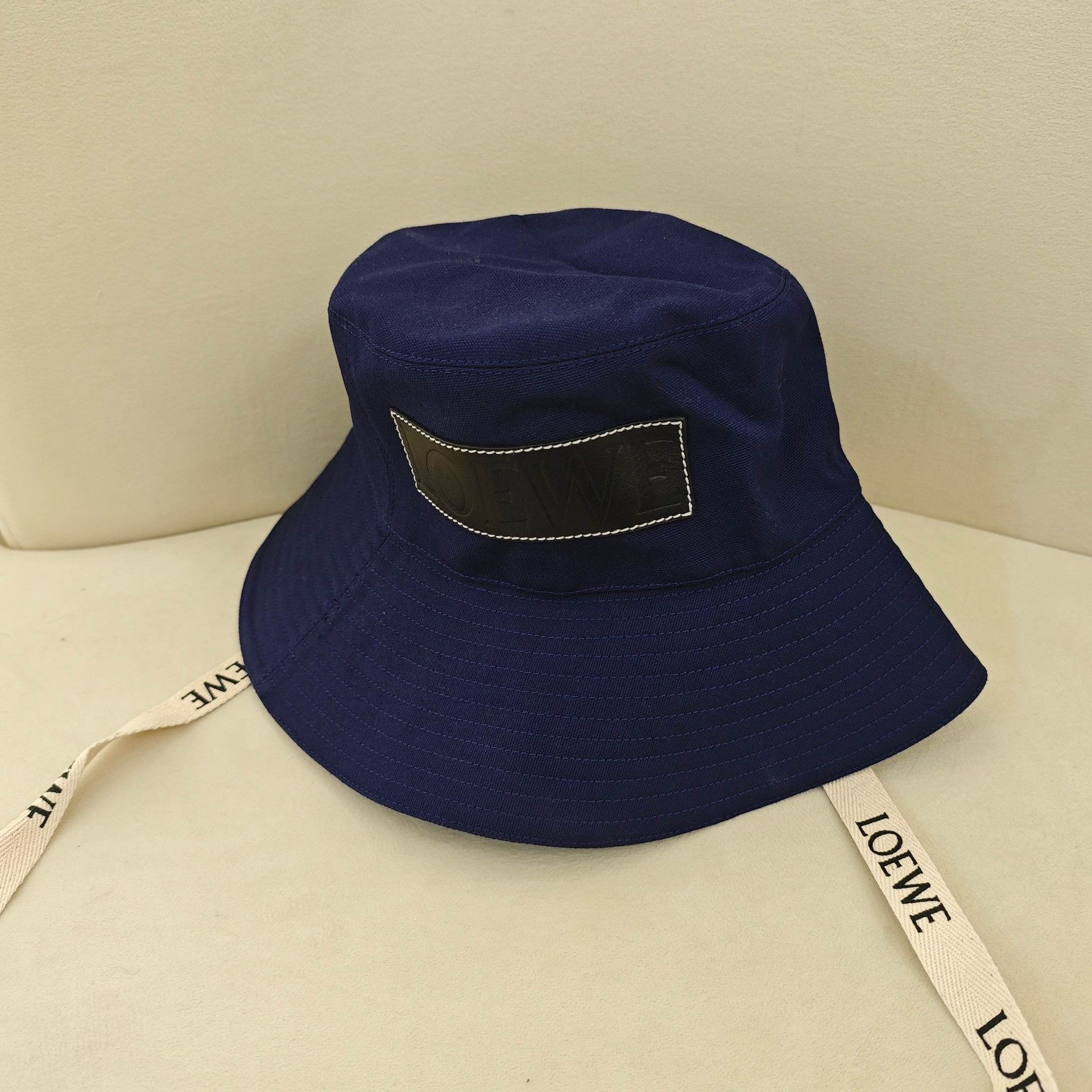 Loewe Loewe Navy Blue Bucket Hat Size 59 Size ONE SIZE - 1 Thumbnail