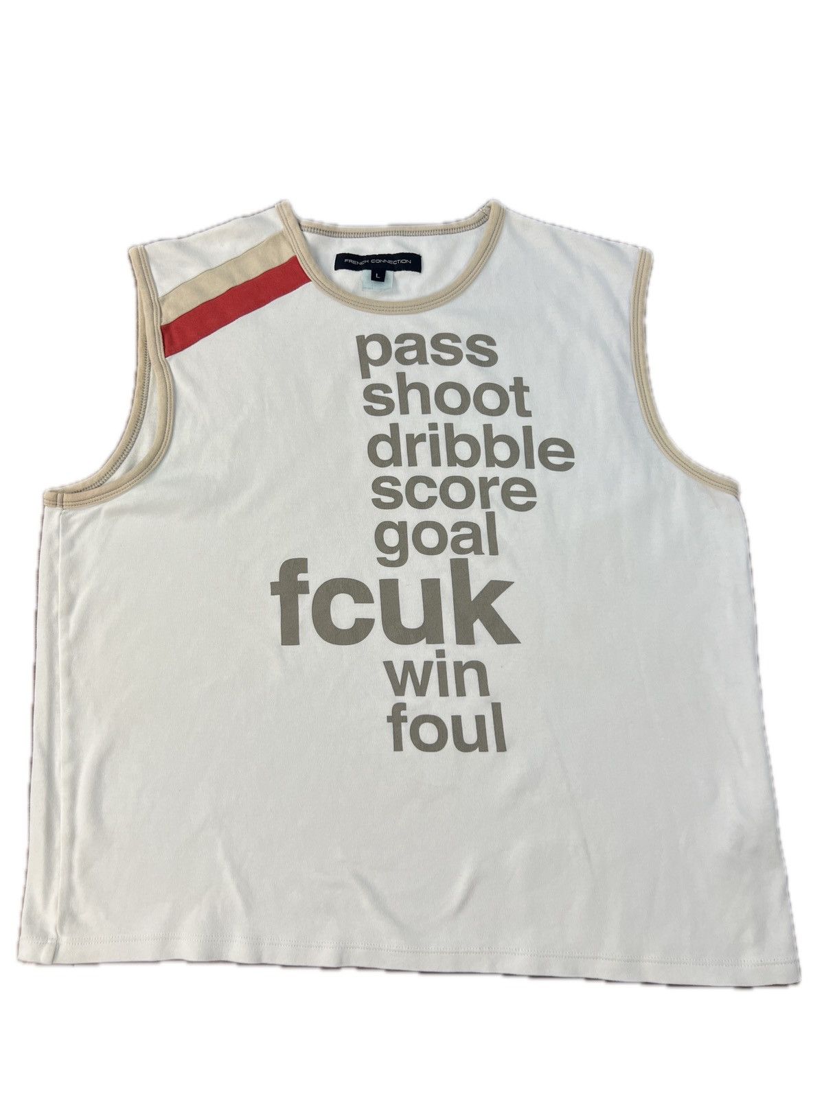 French Connection French Connection Win Foul FCUK Tank Top Size US M / EU 48-50 / 2 - 1 Thumbnail