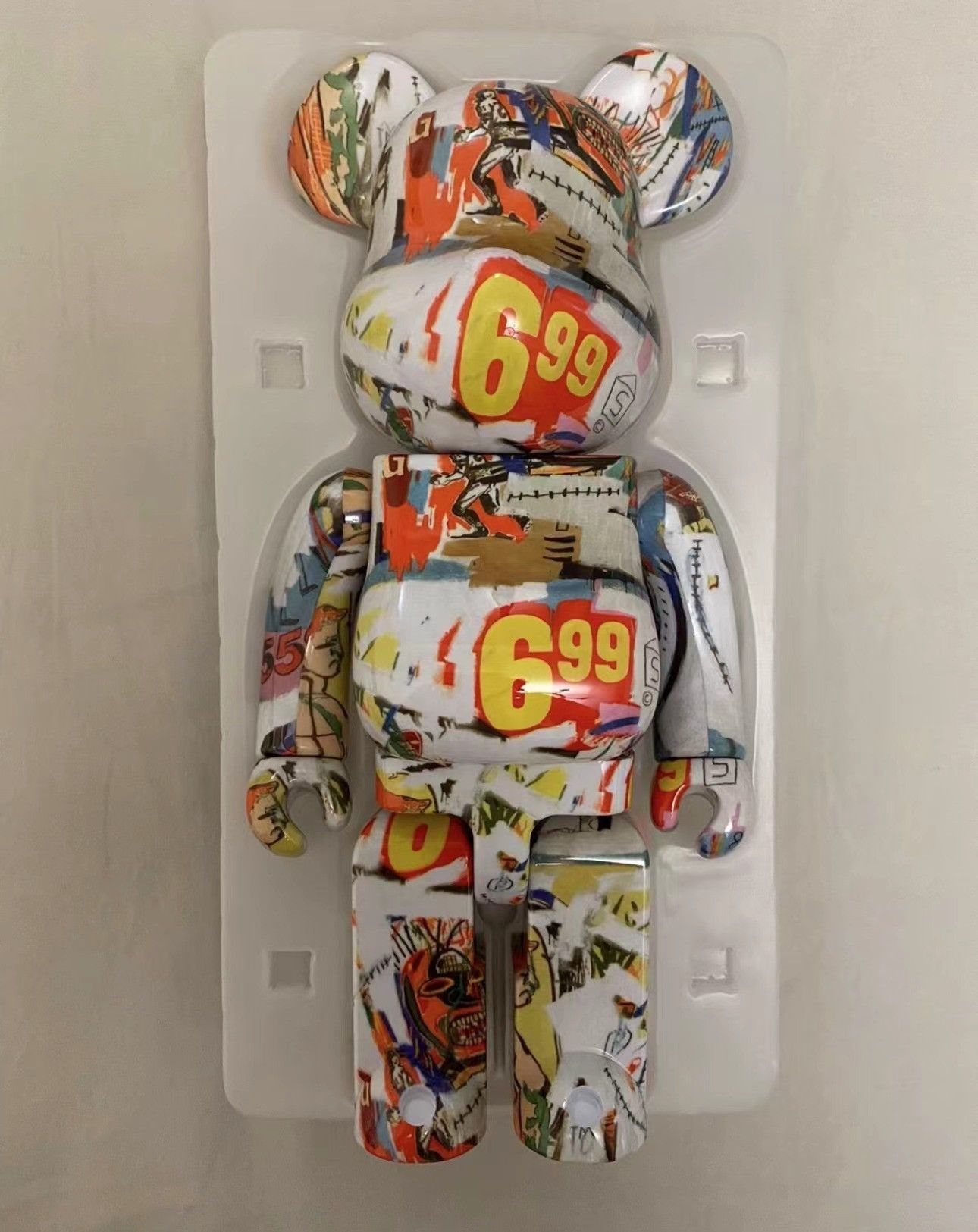 Bearbrick Andy Warhol x Jean-Michel Basquiat 400%