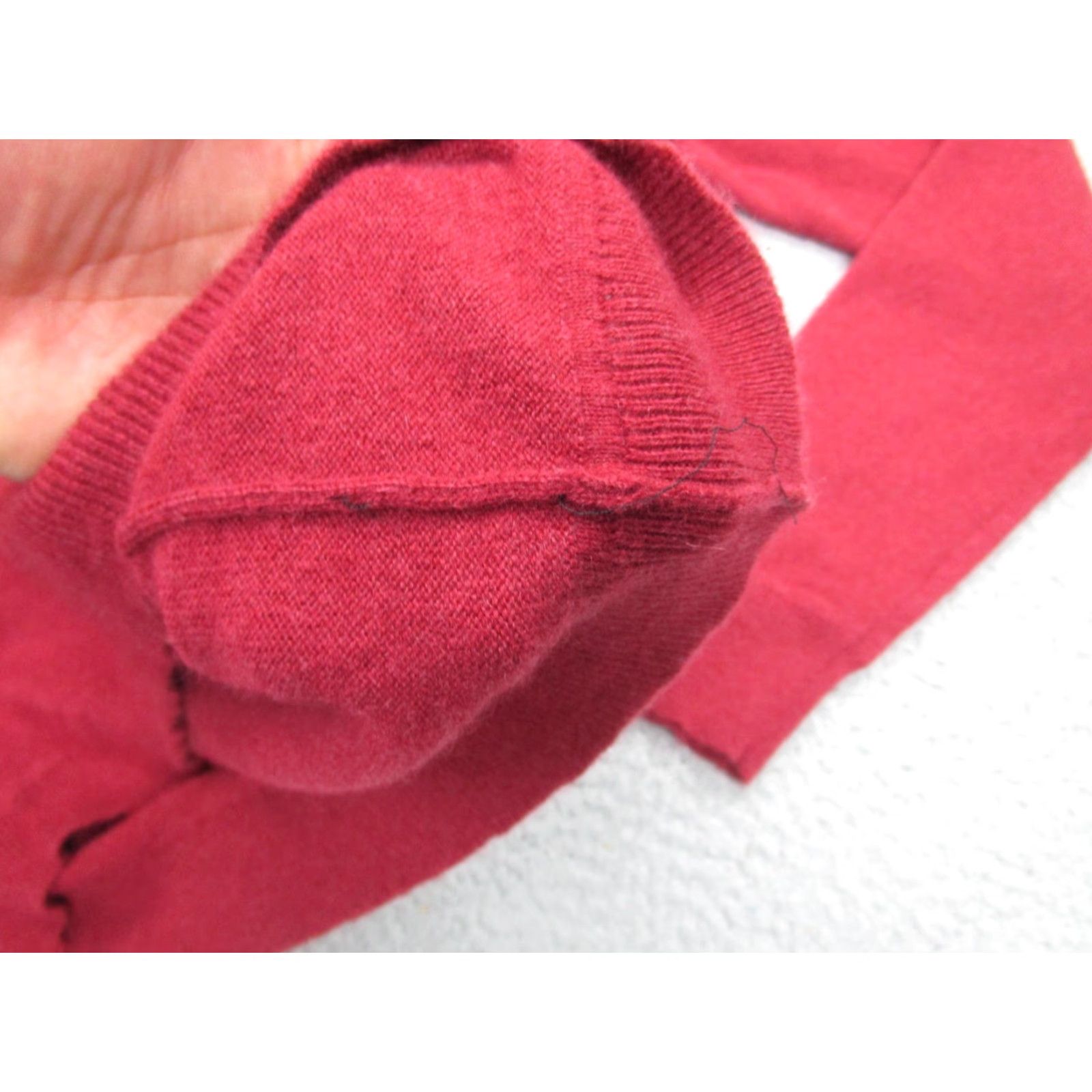 Theory Theory Mens Sweater Knit Pullover Red Crewneck Solid Classic M Size US M / EU 48-50 / 2 - 5 Thumbnail