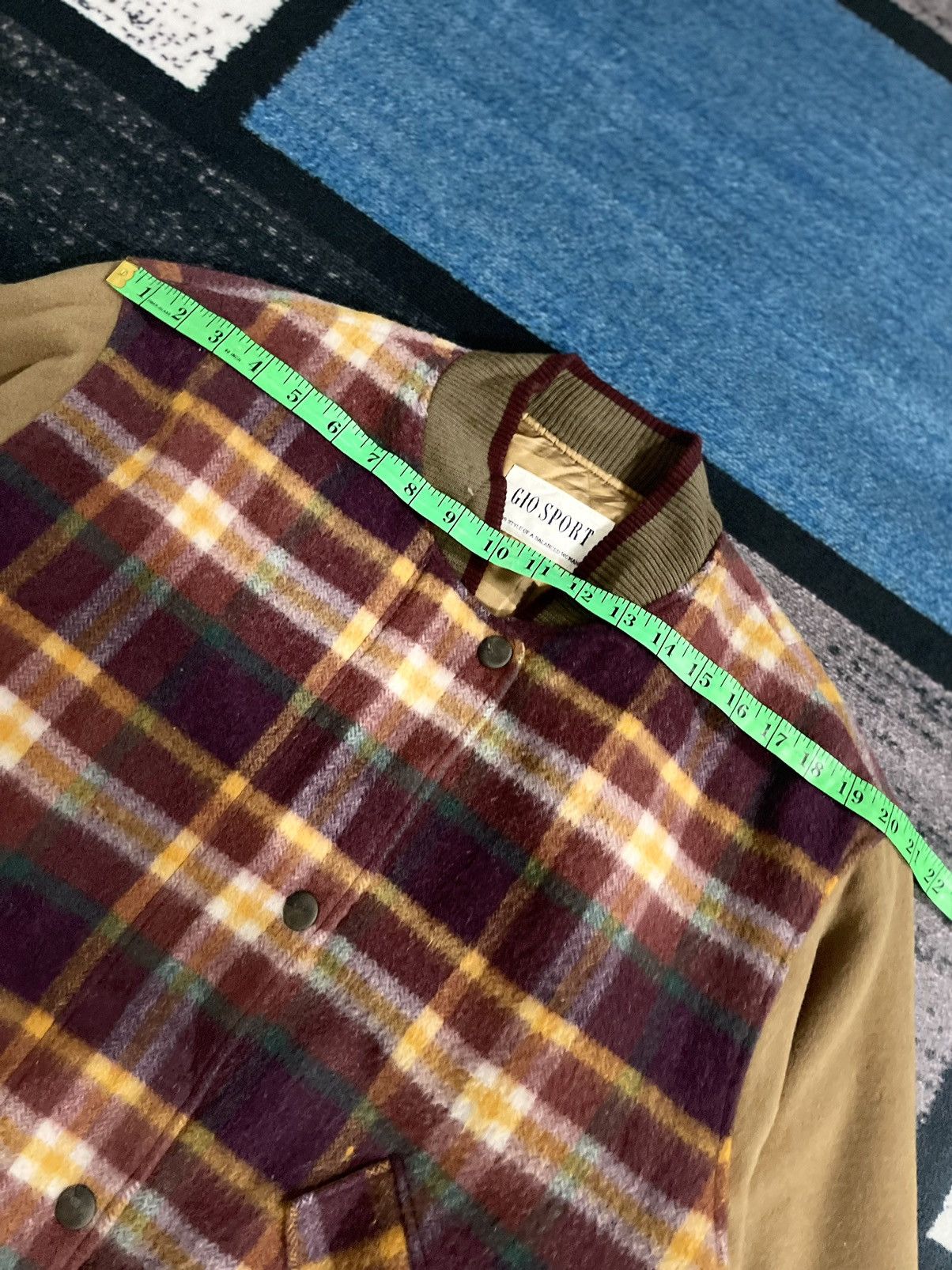Japanese Brand × Vintage Vintage Gio Sport Weekend Wool Bomber Jacket Size US XL / EU 56 / 4 - 20 Thumbnail