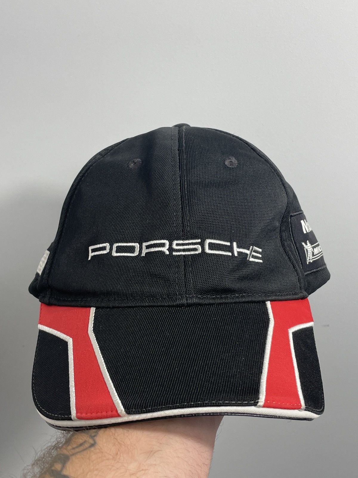 Porsche Design Porsche Motorsports Strapback Hat Michelin Racing Cap Size ONE SIZE - 2 Thumbnail
