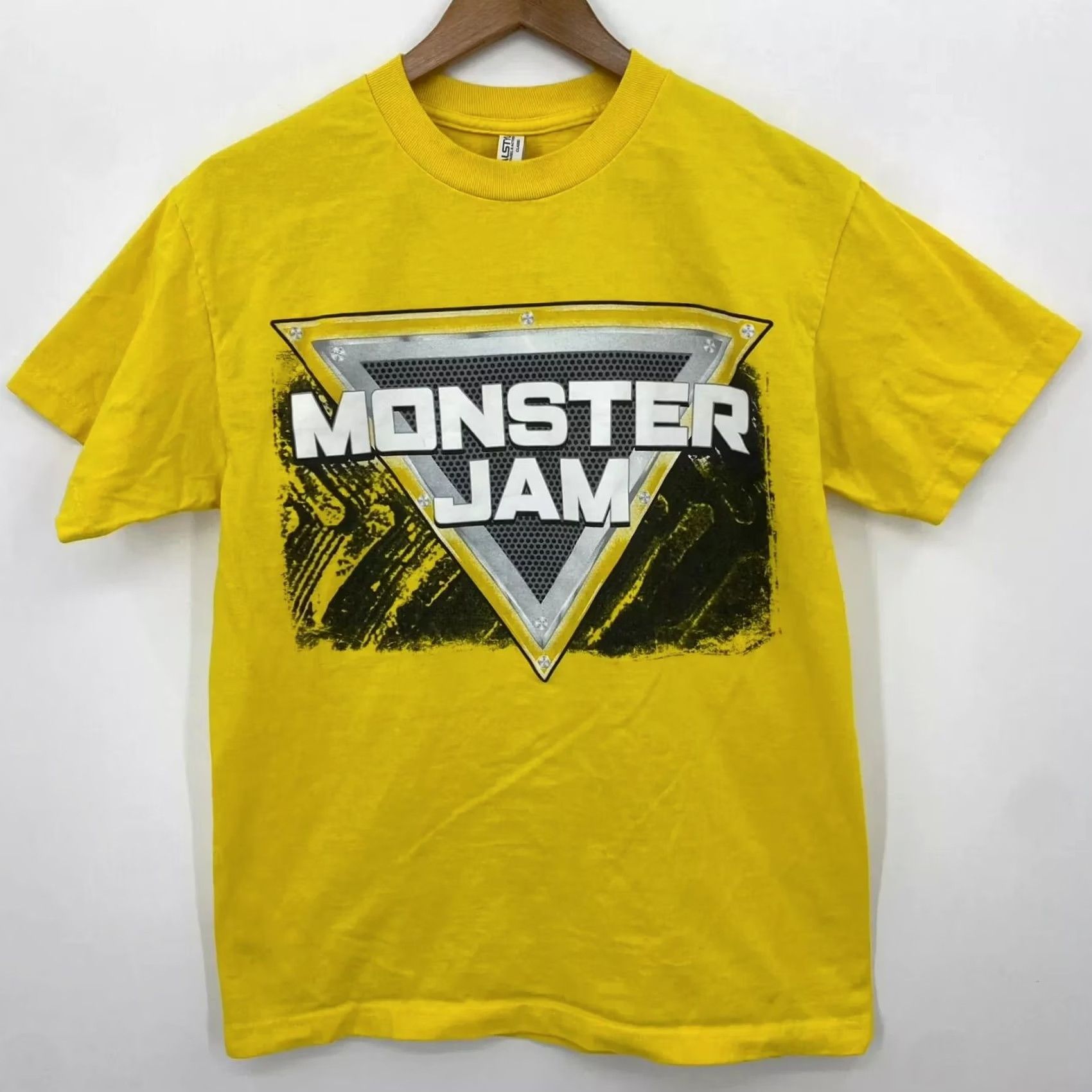 Vintage Nike Shirt Monster Jam Alstyle T-Shirt Mens M Yellow Logo Short Sleeve Crew Neck Size US M / EU 48-50 / 2 - 2 Thumbnail